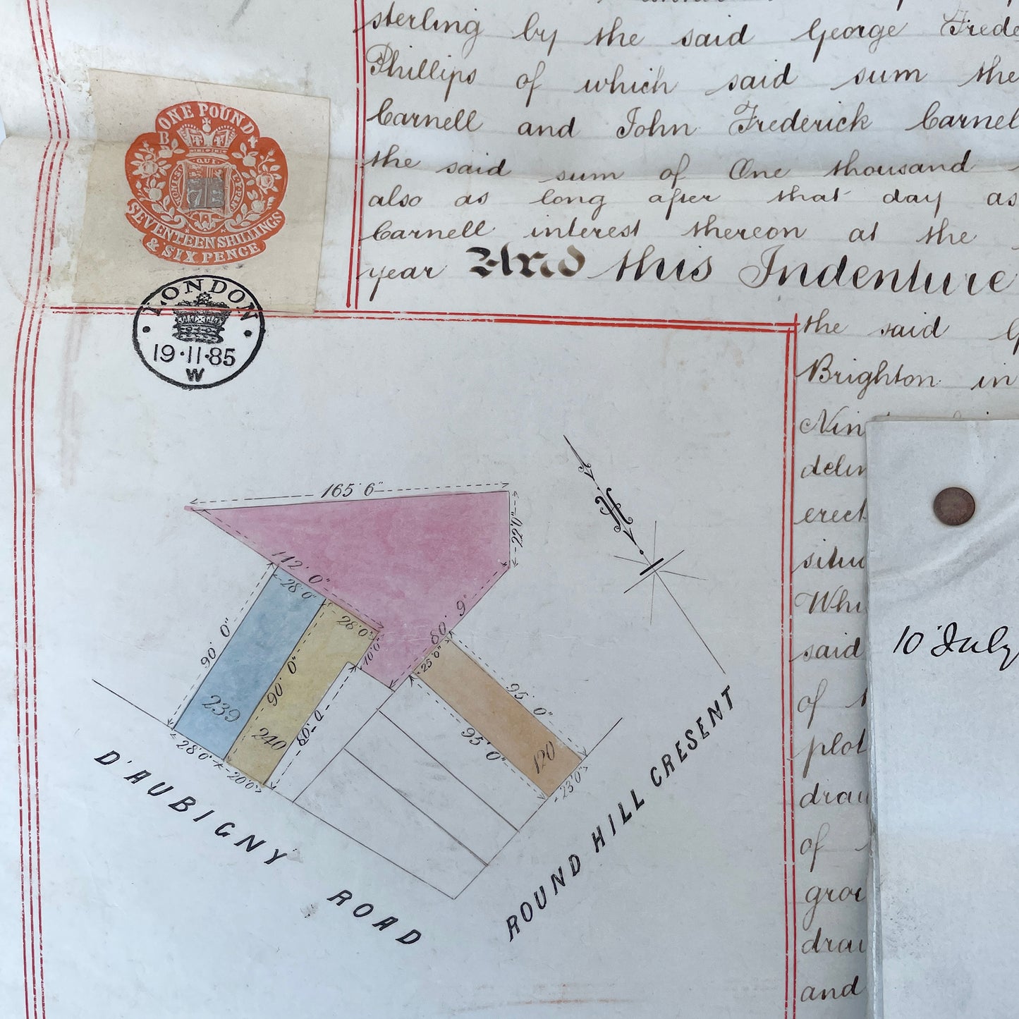 Beautiful Bundle of Legal Documents Circa 1830s – 1930s – Bundle 8