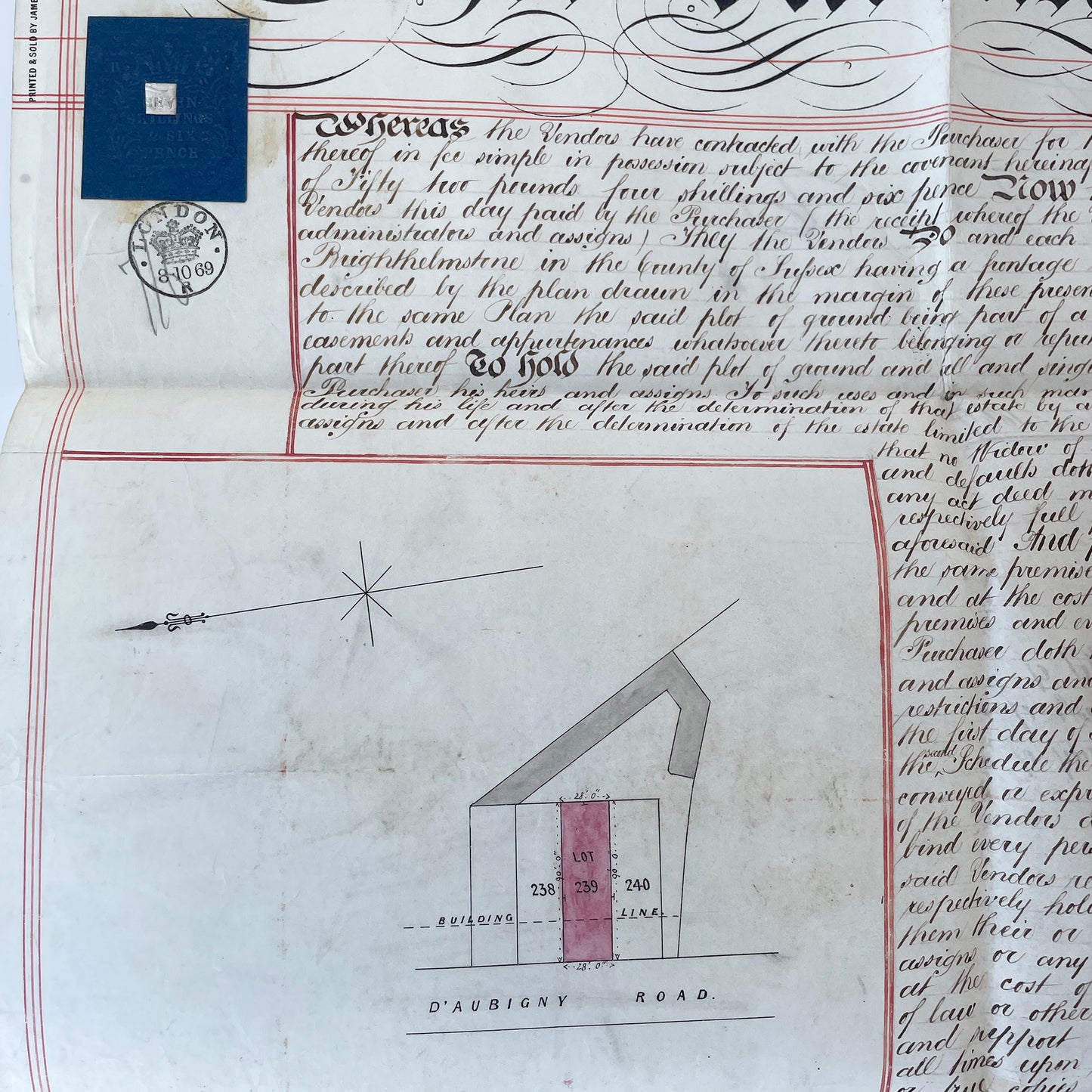 Beautiful Bundle of Legal Documents Circa 1860s – 1940s – Bundle 7