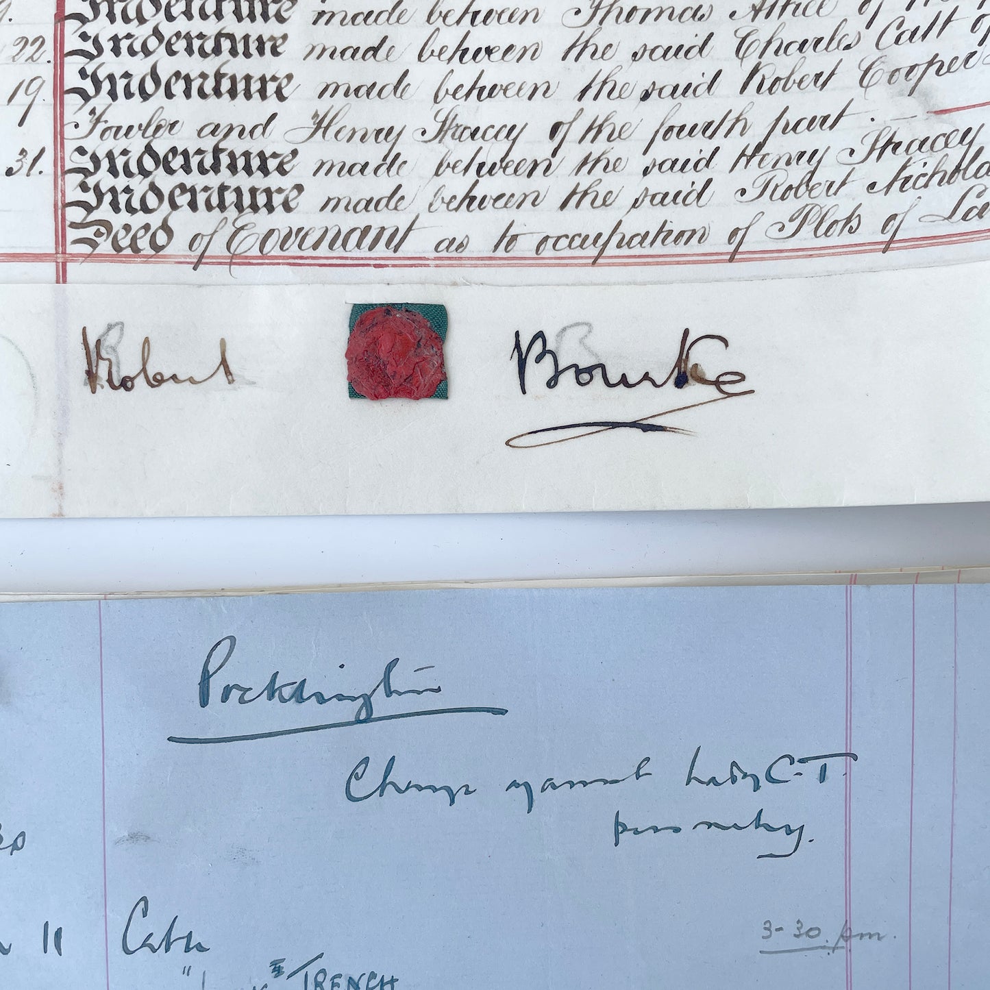 Beautiful Bundle of Legal Documents Circa 1860s – 1940s – Bundle 7