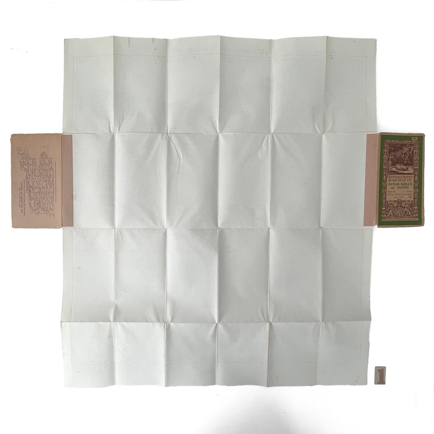 1932 Ordnance Survey Map of Chatham, Margate and Hastings - Option 1