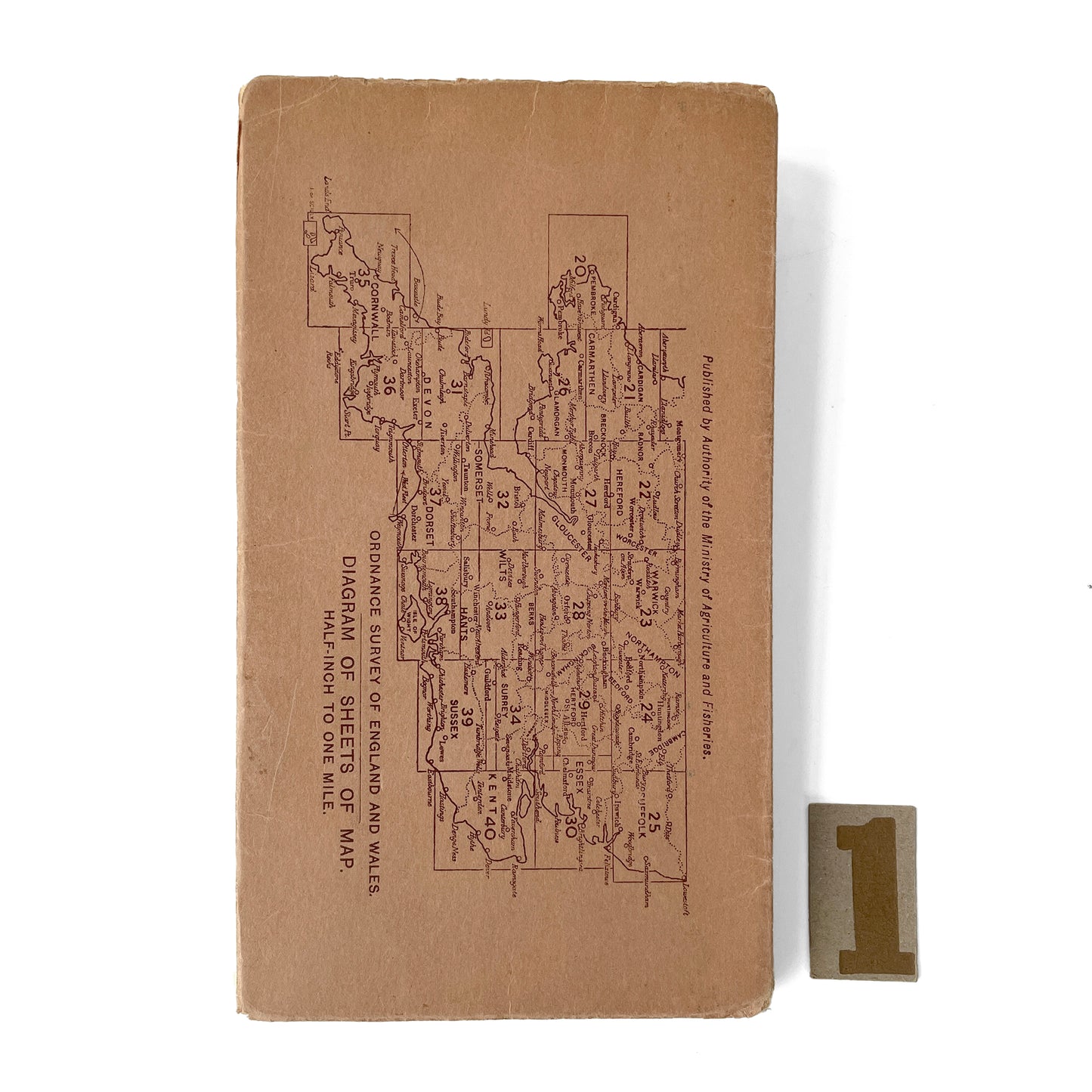 1932 Ordnance Survey Map of Chatham, Margate and Hastings - Option 1