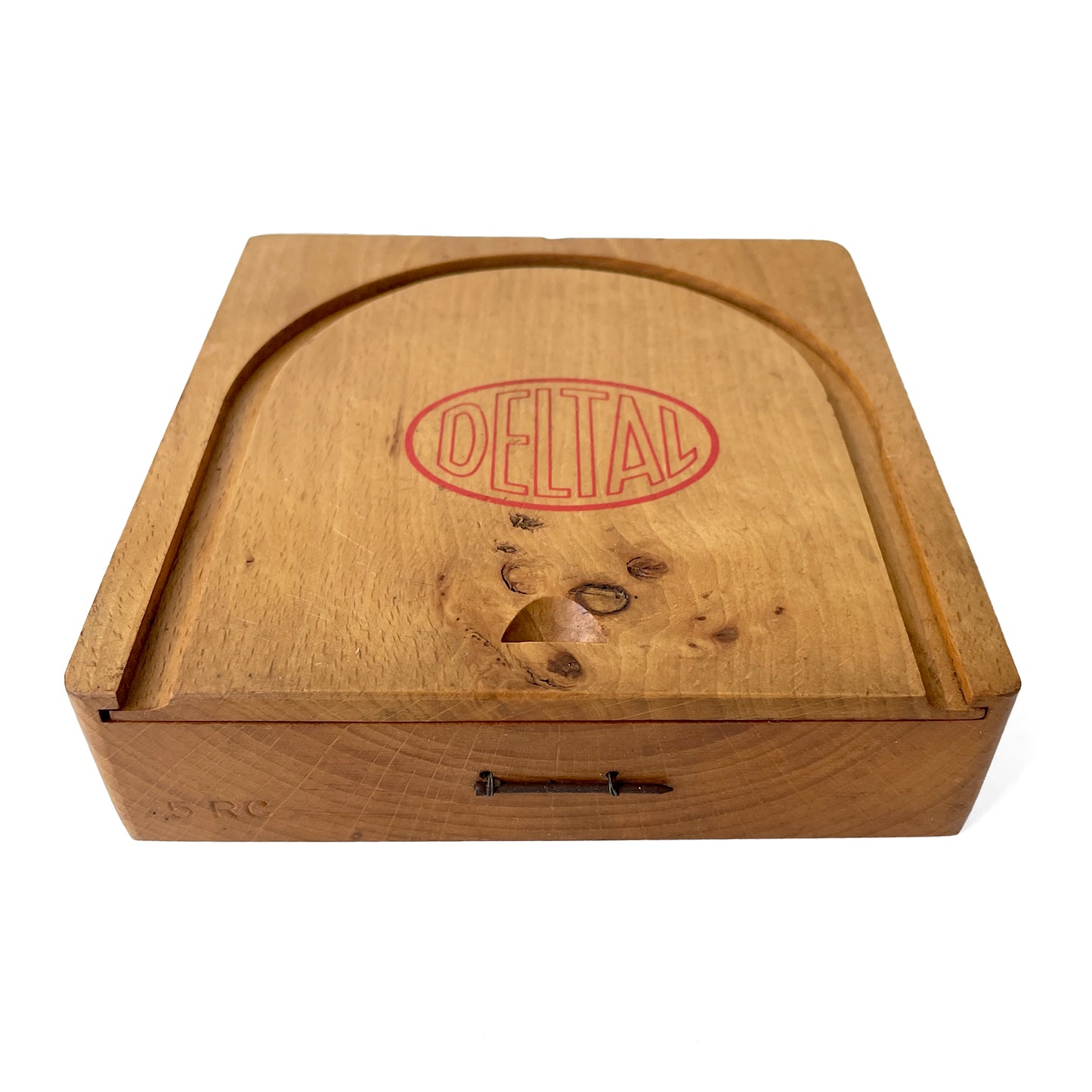 Vintage Solid Beech ‘Deltal’ Storage Box