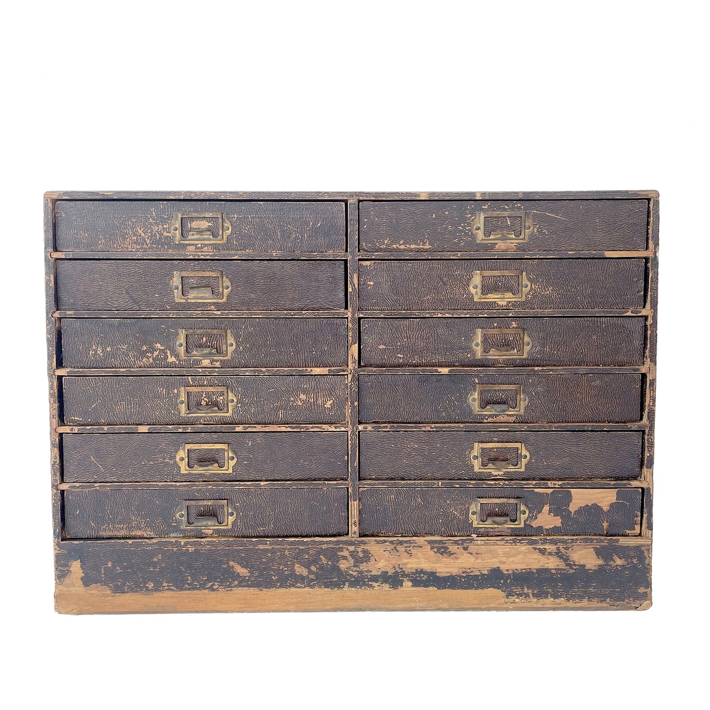 Fantastic Early 20th Century Double Set of Desktop Drawers