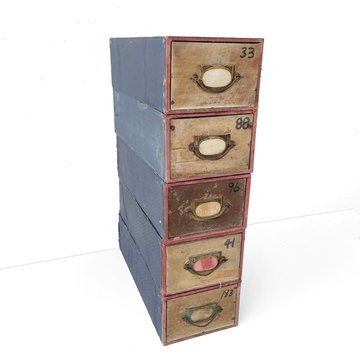 Early 20th Century French Index Card Drawer – 96