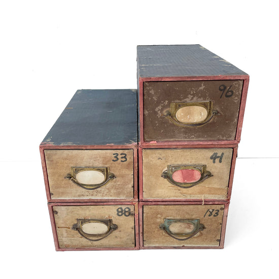 Early 20th Century French Index Card Drawer – 33