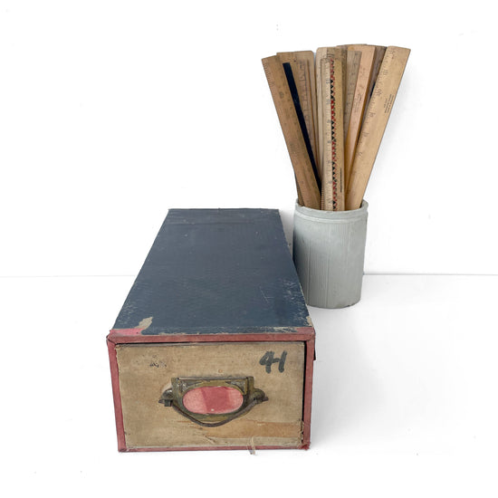 Early 20th Century French Index Card Drawer – 41