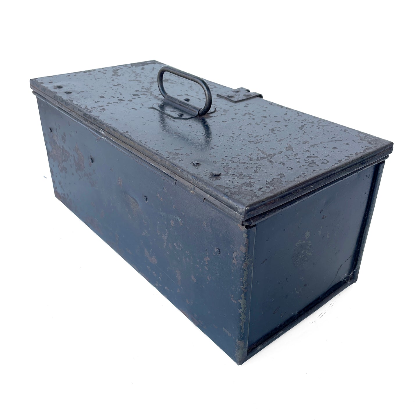 Early 20th Century Metal Toolbox
