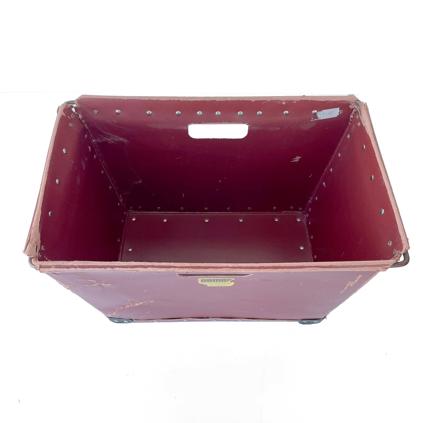 Pair of Vintage Industrial ‘Vulcanised’ Card Storage Crates