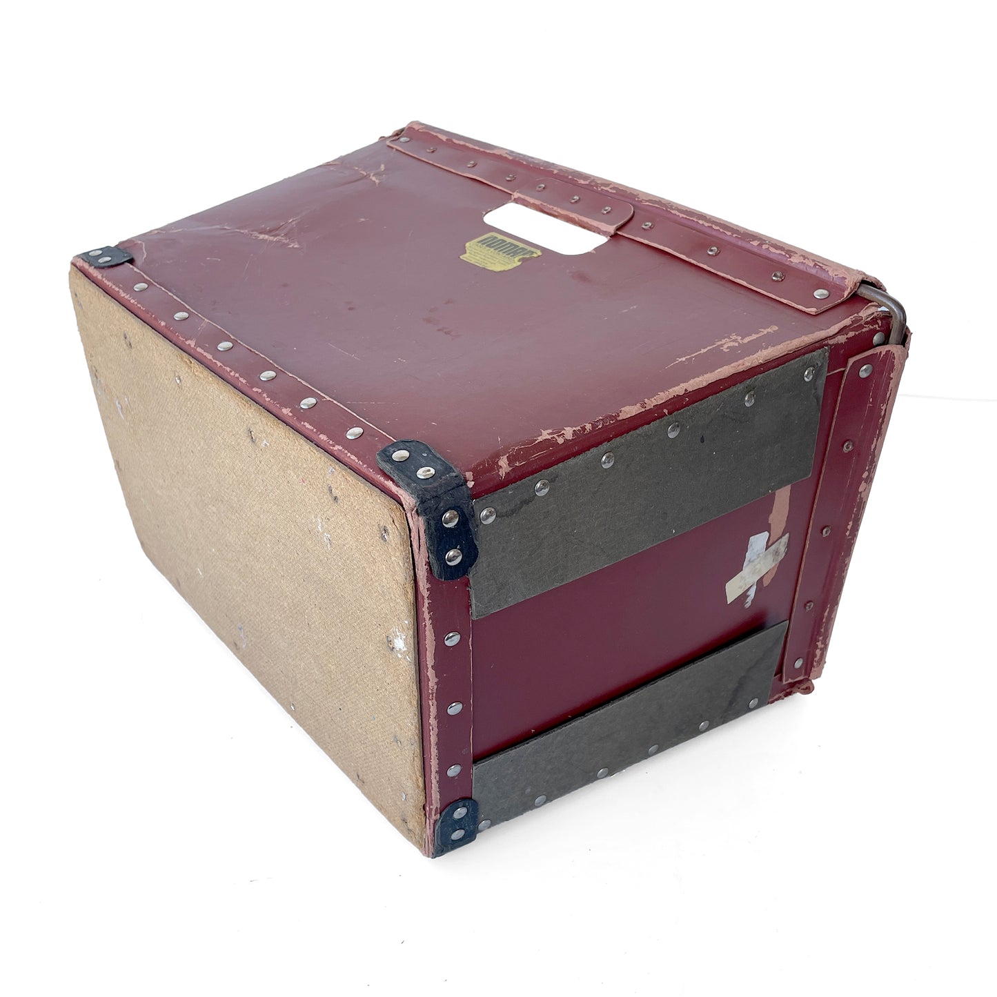 Pair of Vintage Industrial ‘Vulcanised’ Card Storage Crates