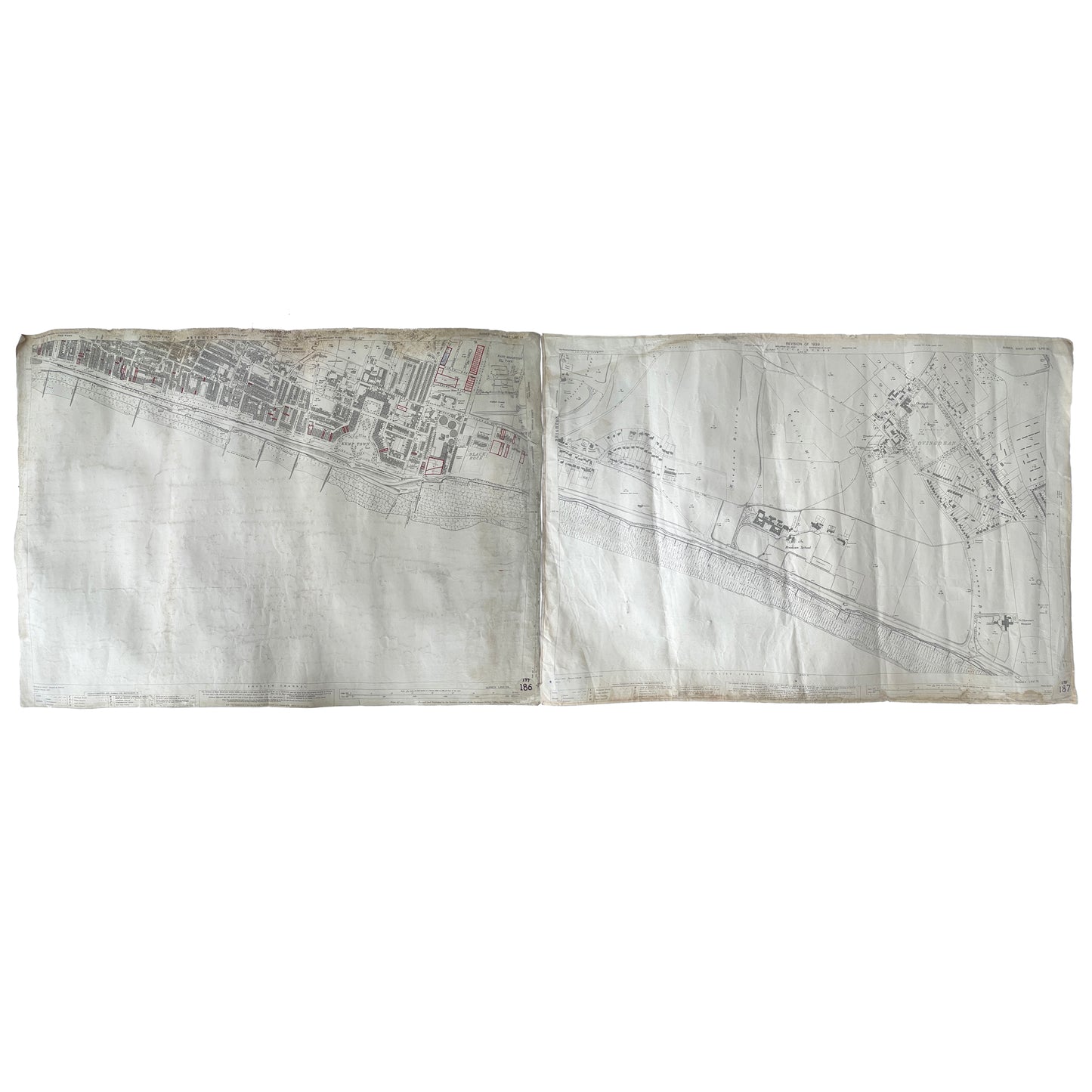 1931 & 1946 Ordnance Survey Maps of Brighton/Kemptown & Roedean