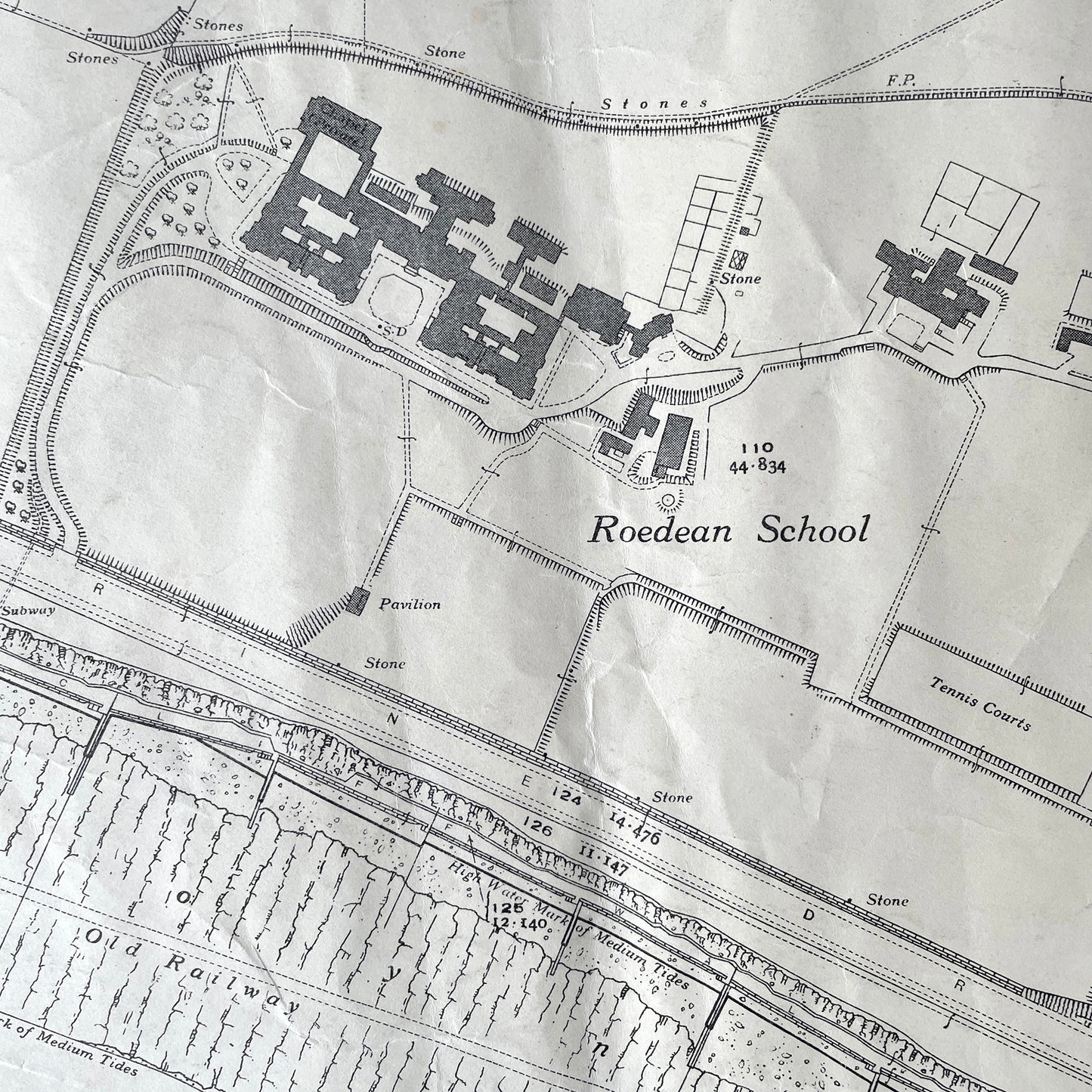 1931 & 1946 Ordnance Survey Maps of Brighton/Kemptown & Roedean