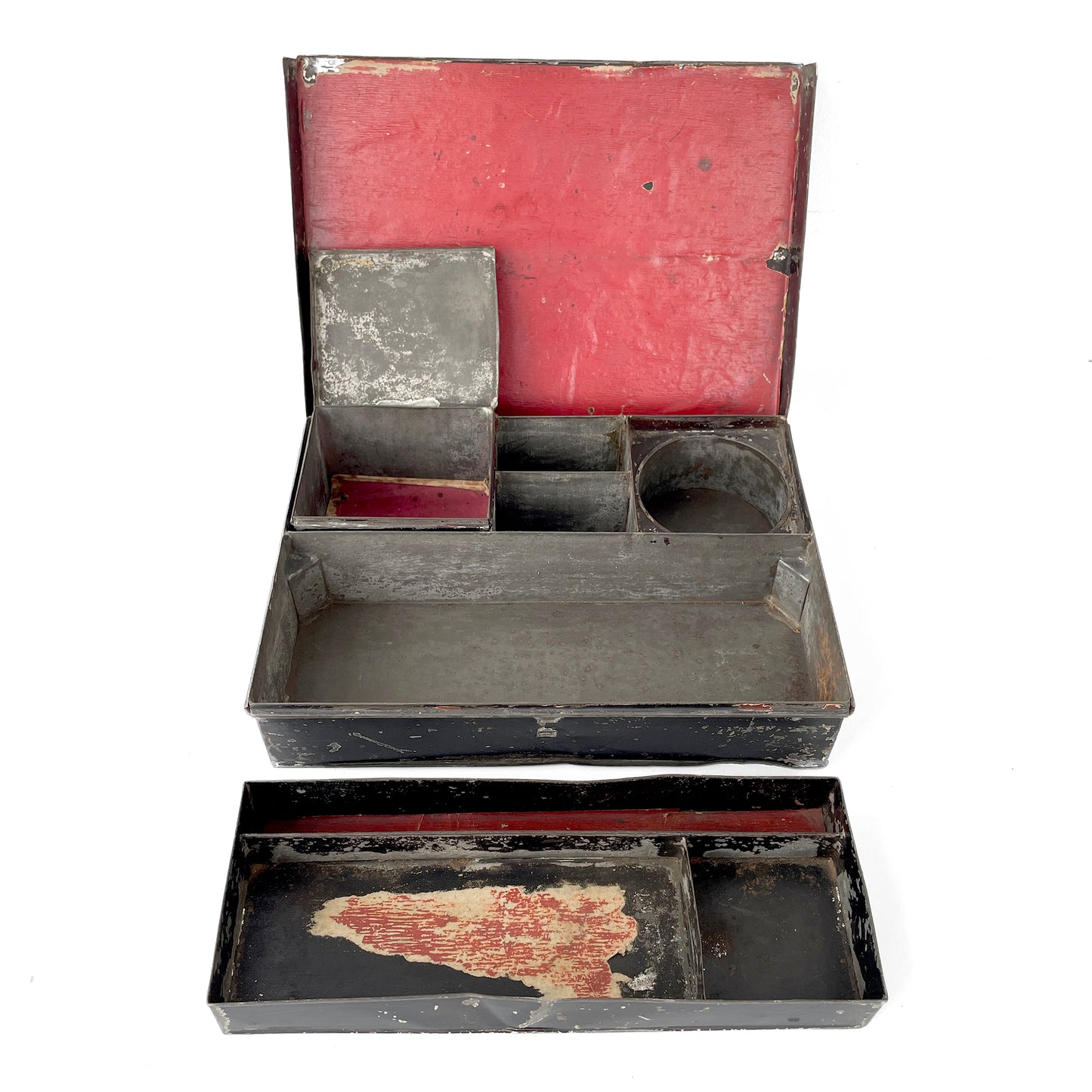 Early 20th Century Metal Stationery Box