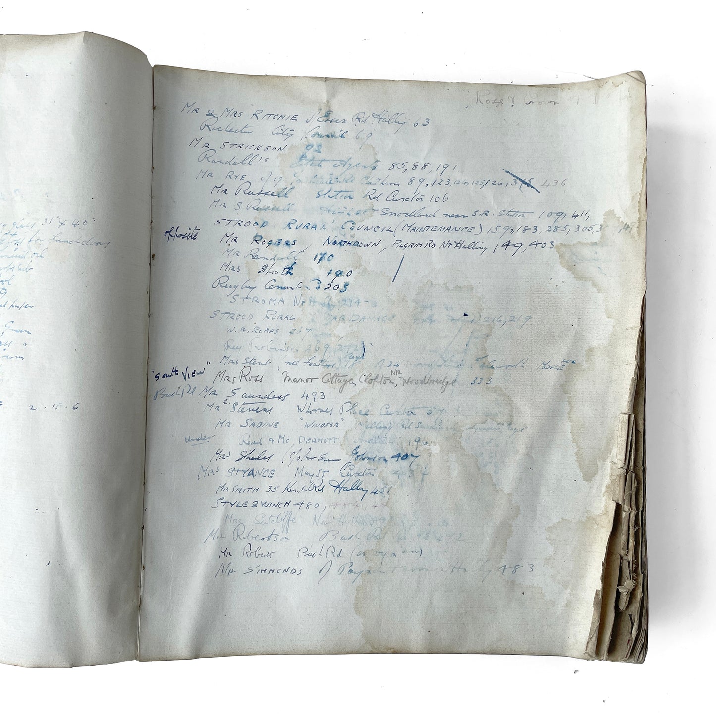 1944 – 1948 Builder’s Ledger