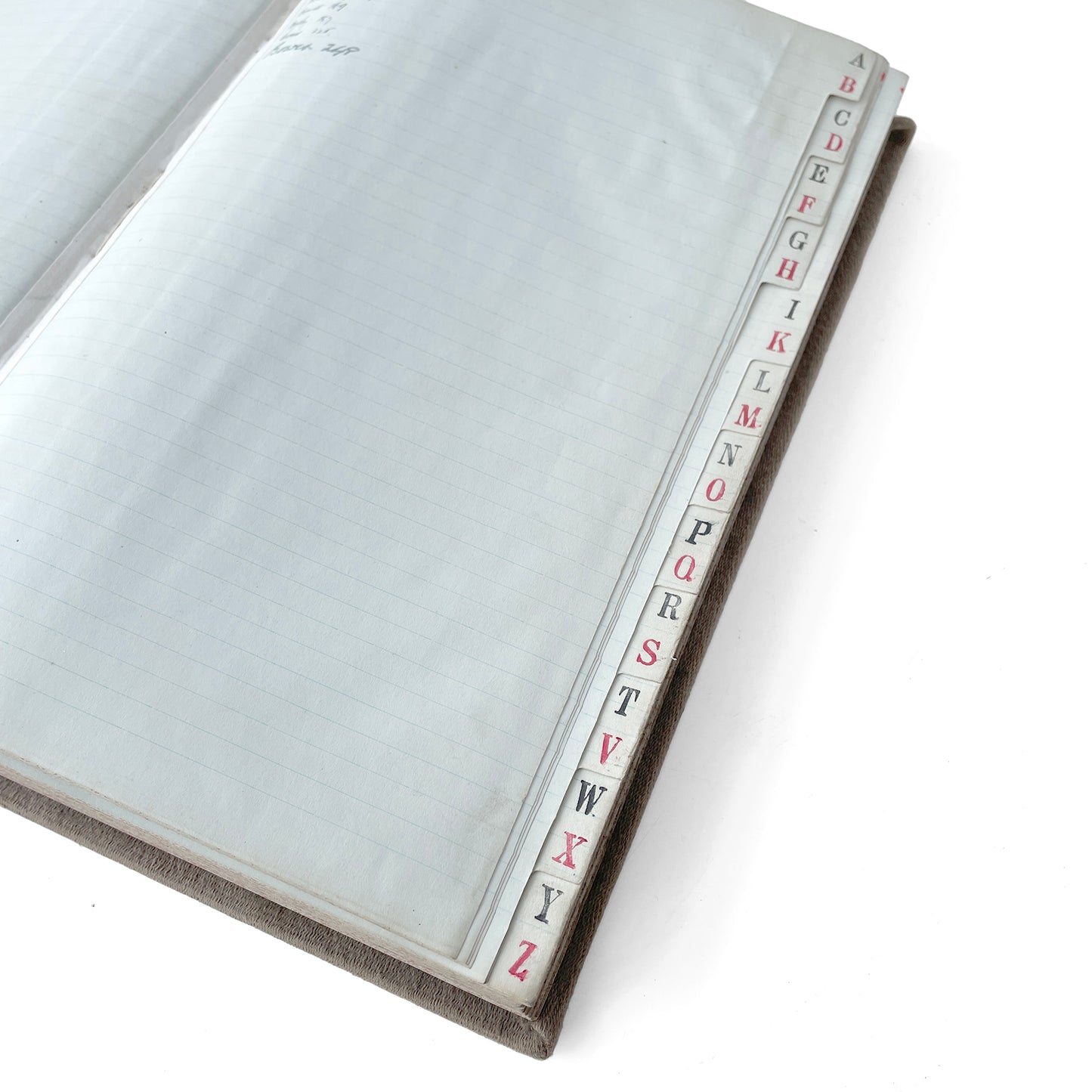 1938 Fabric Bound Ledger – Option 3