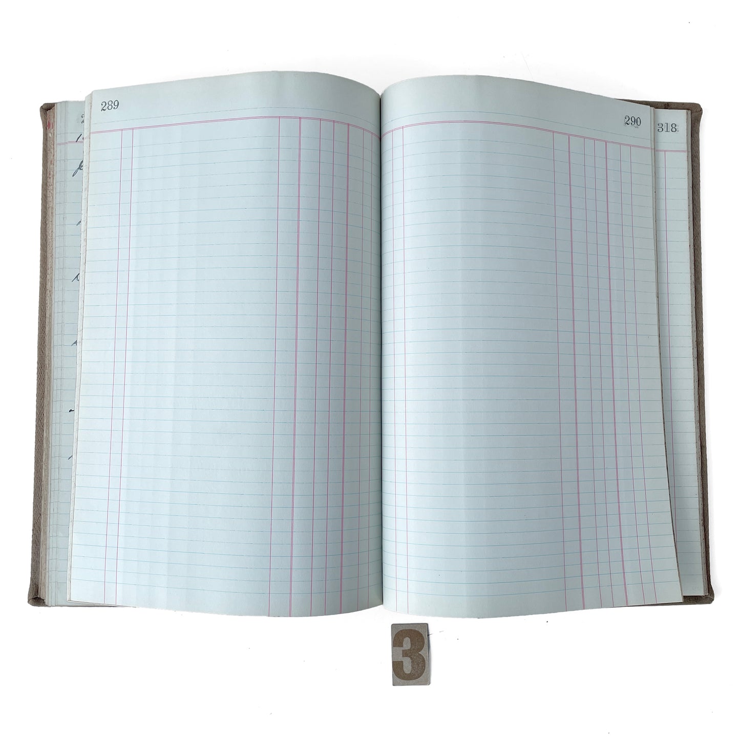 1938 Fabric Bound Ledger – Option 3