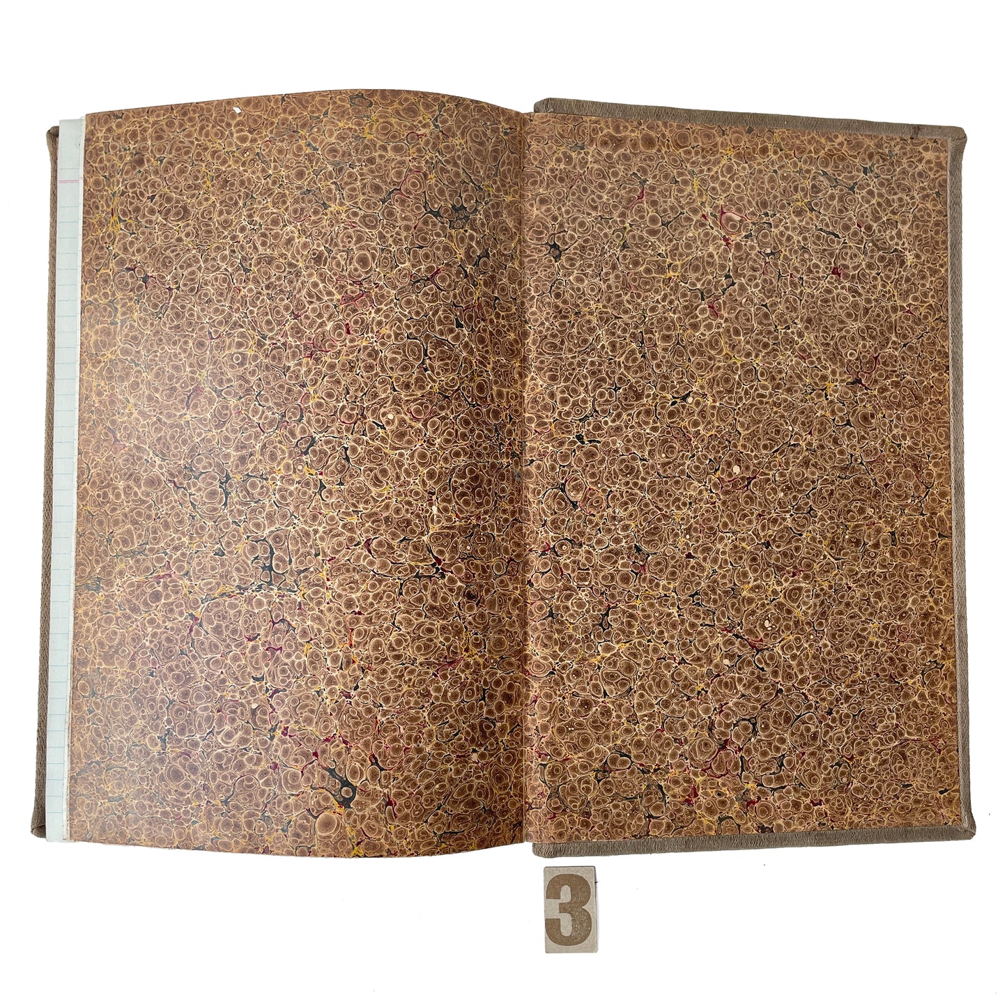 1938 Fabric Bound Ledger – Option 3