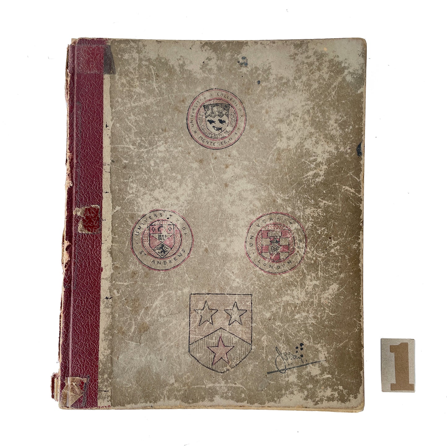 Fantastic 1924 Economics Handwritten Notebook - Option 1