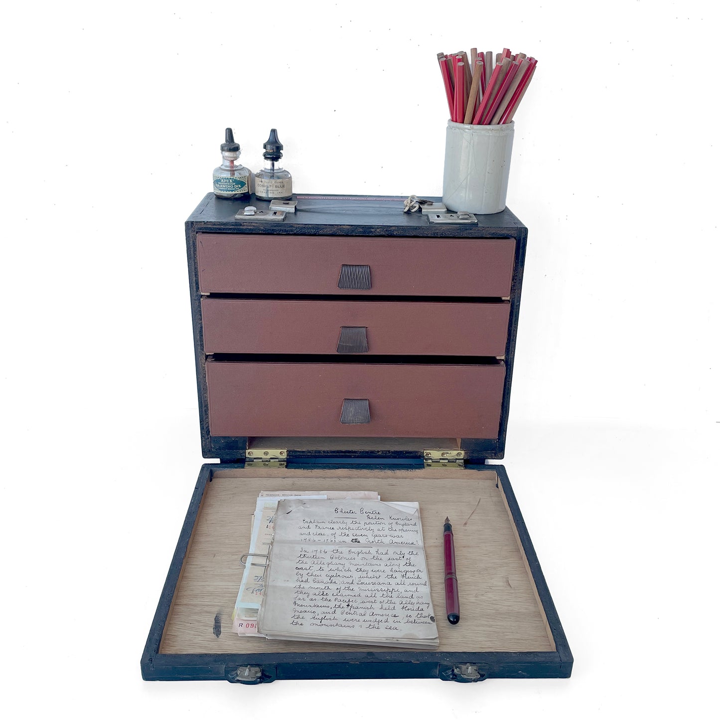 1950s Doctors Case/Desktop Storage Drawer