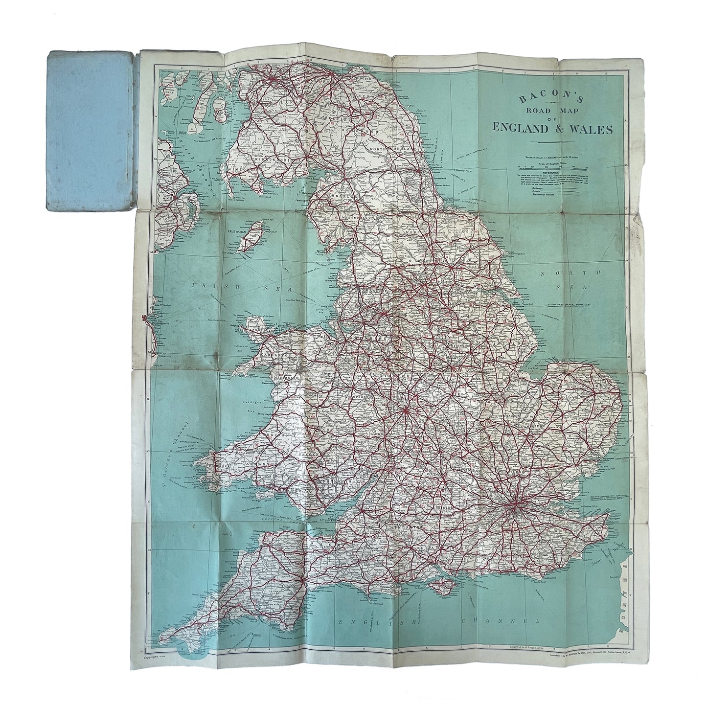 Early 20th Century Map of England and Wales