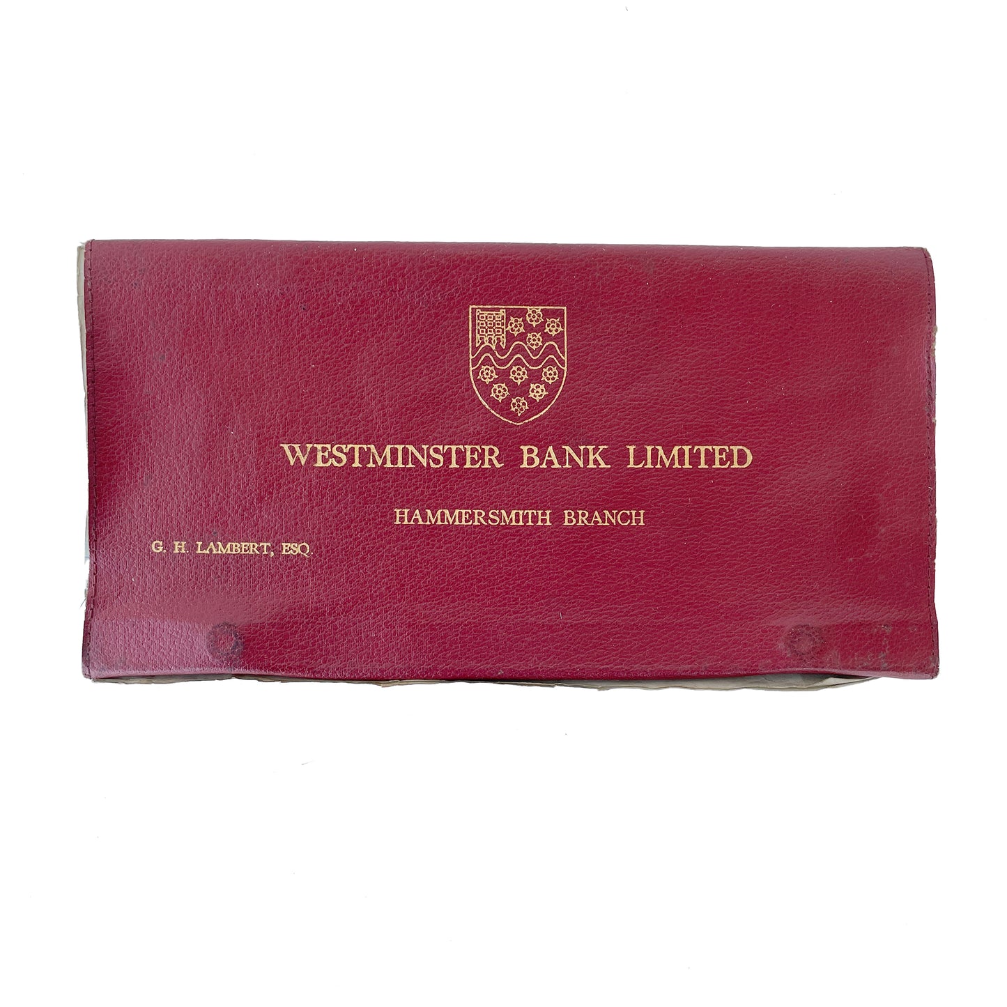 1930s Bank Statement Receipt Folder
