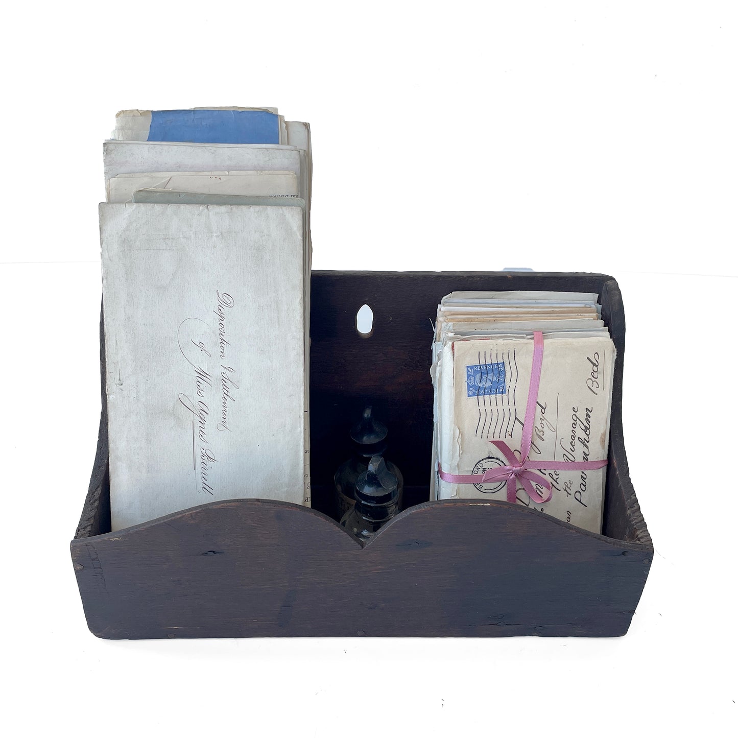 Early 20th Century Wooden Letter Rack