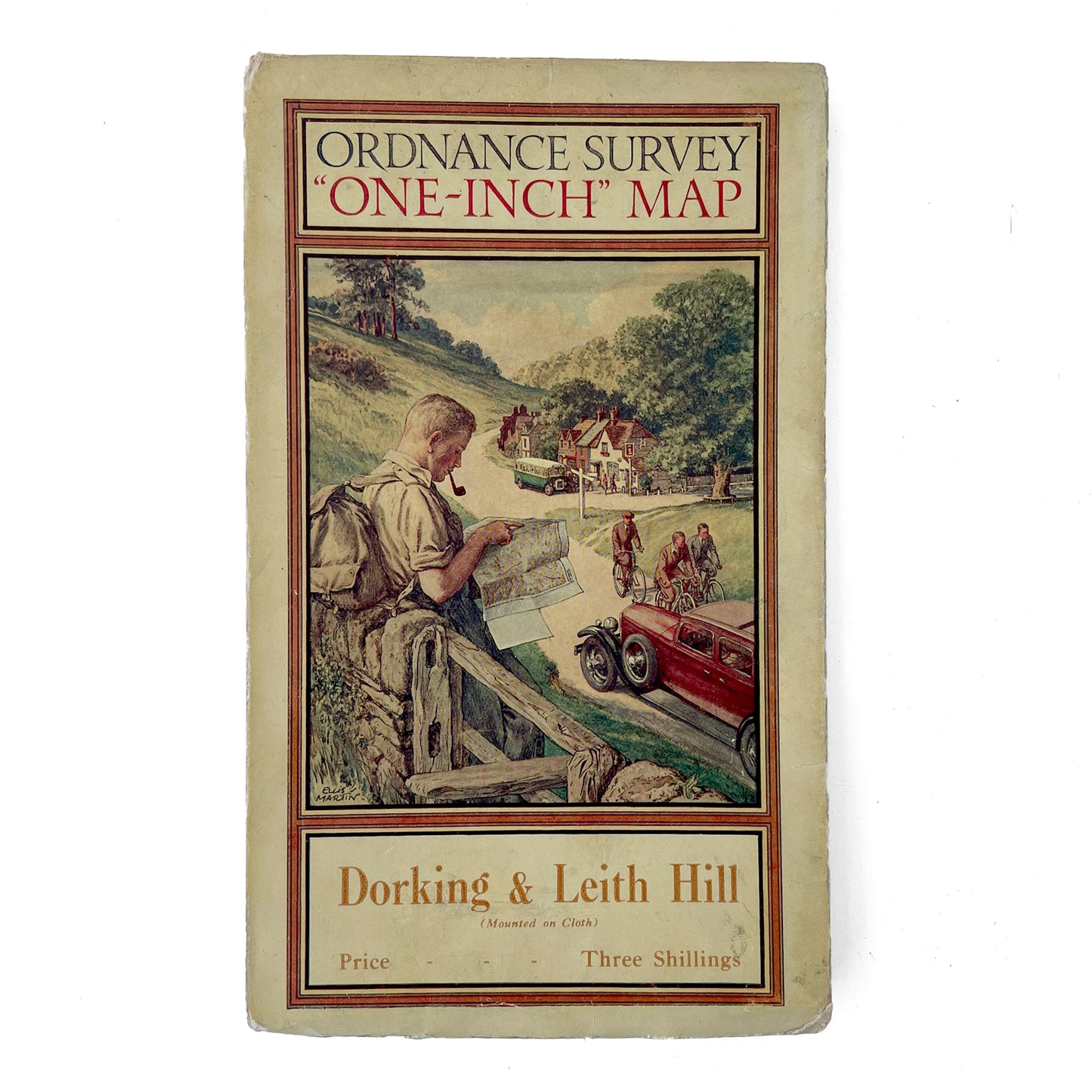 1929 Map of Dorking & Leith Hill