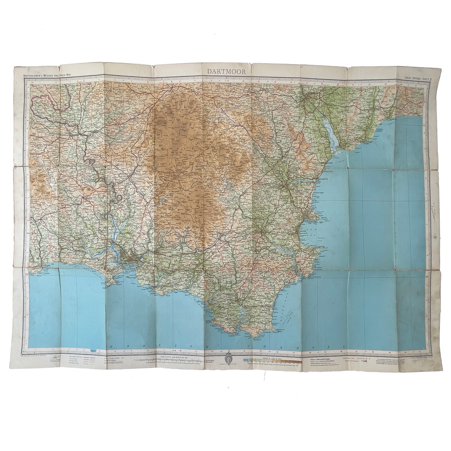 1951 Map of Dartmoor