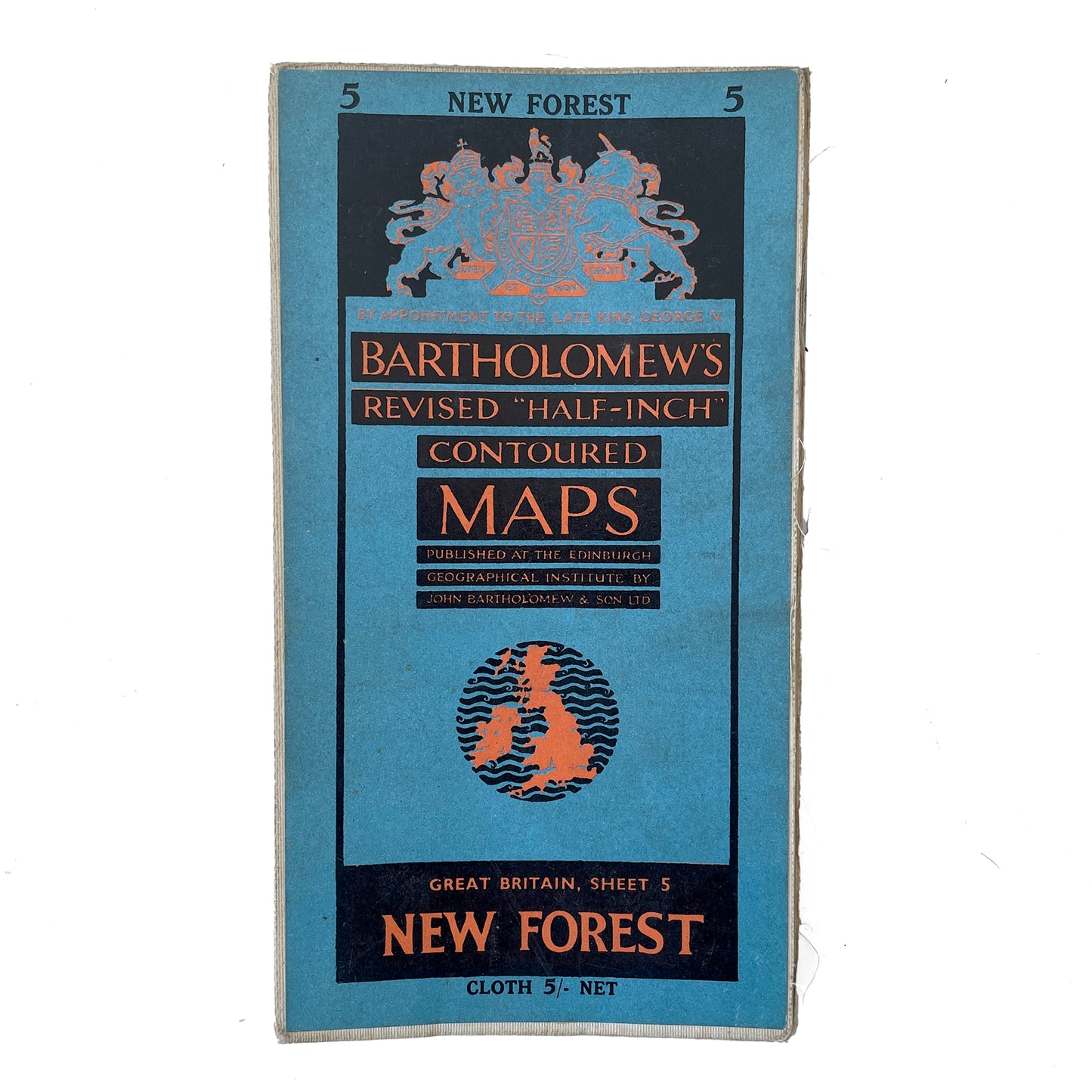 1953 Map of The New Forest