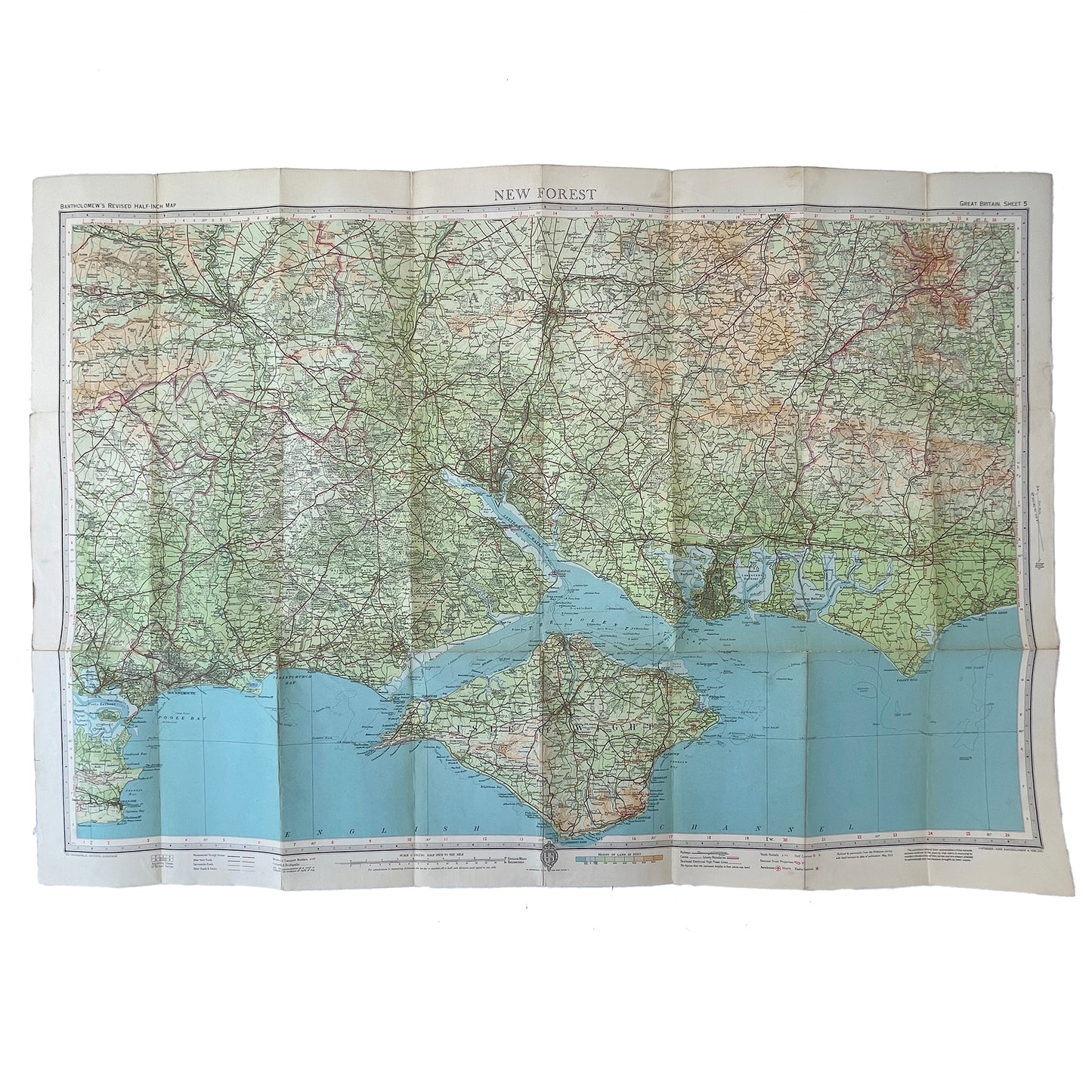 1953 Map of The New Forest