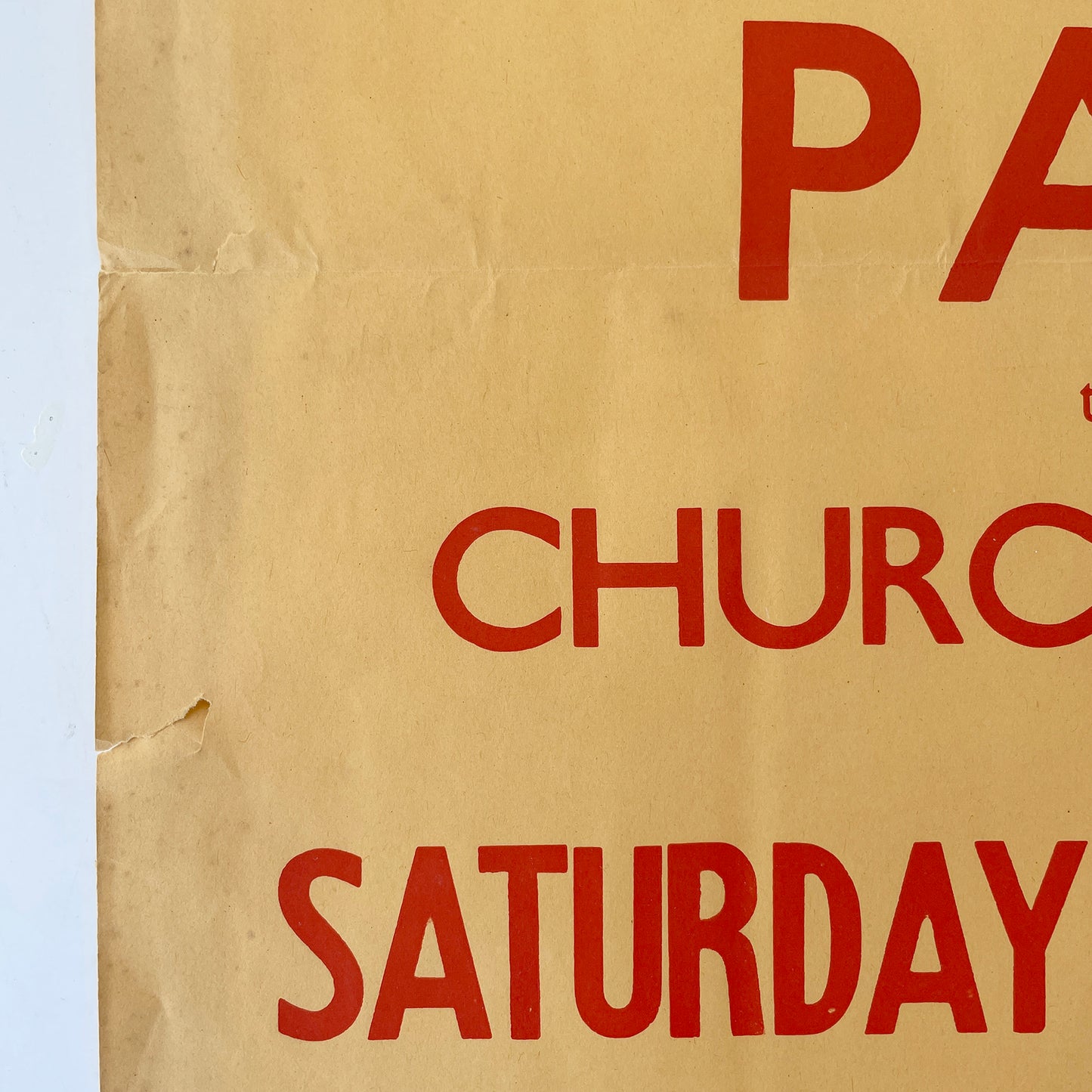 1955 Original Letterpress Printed Poster – Jubilee Garden Party