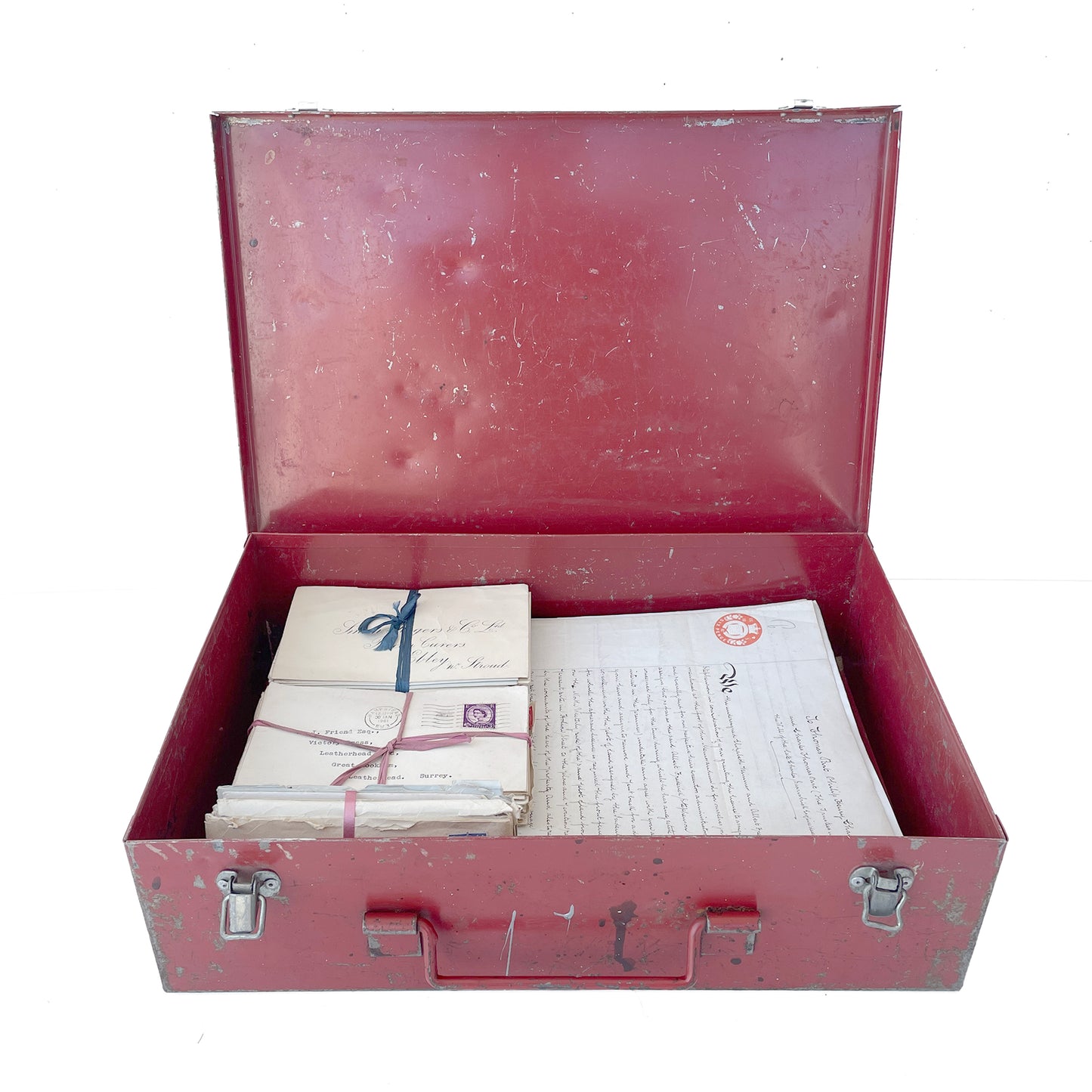 Vintage Metal Case – Red