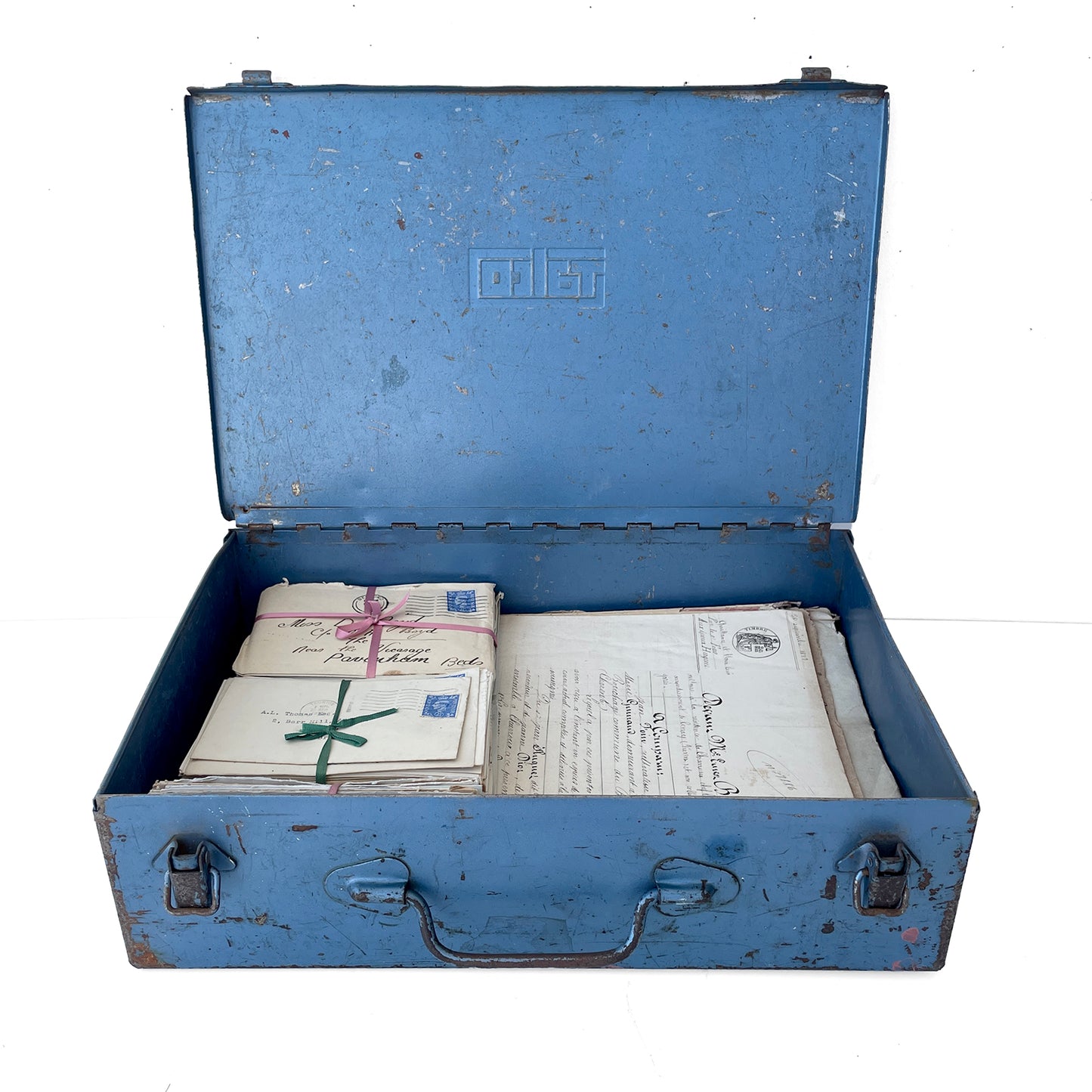 Vintage Metal Case – Blue – Option 1