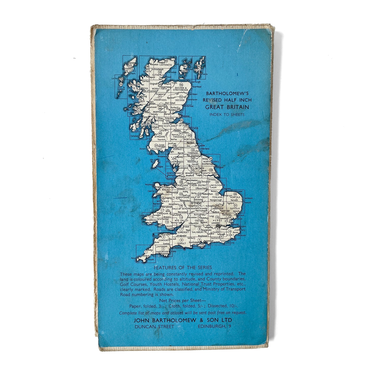 1961 Map of Oxford