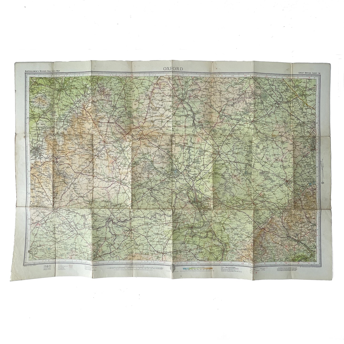 1961 Map of Oxford