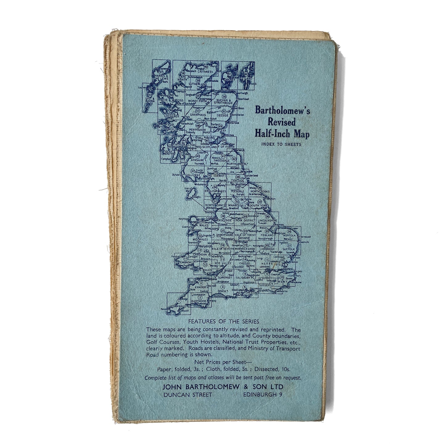 1957 Map of The Lake District