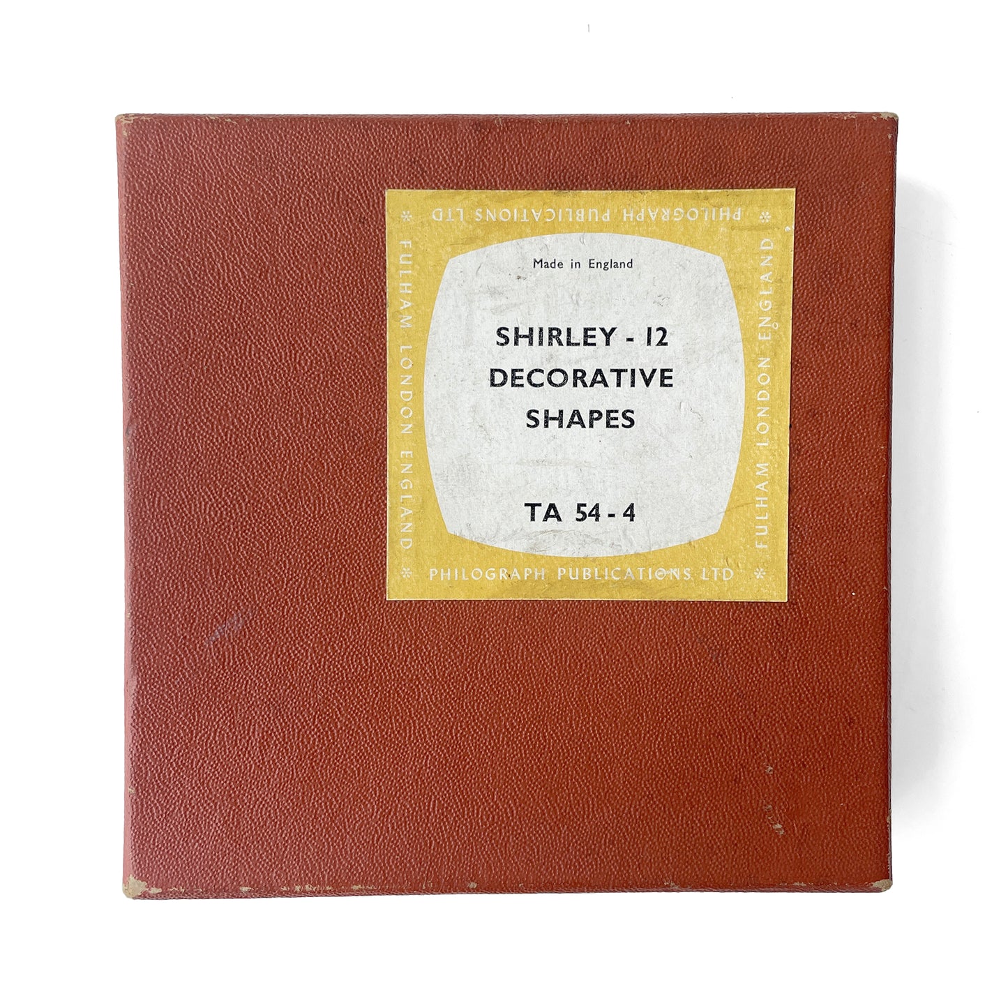 1970s Educational Gummed Decorative Shapes
