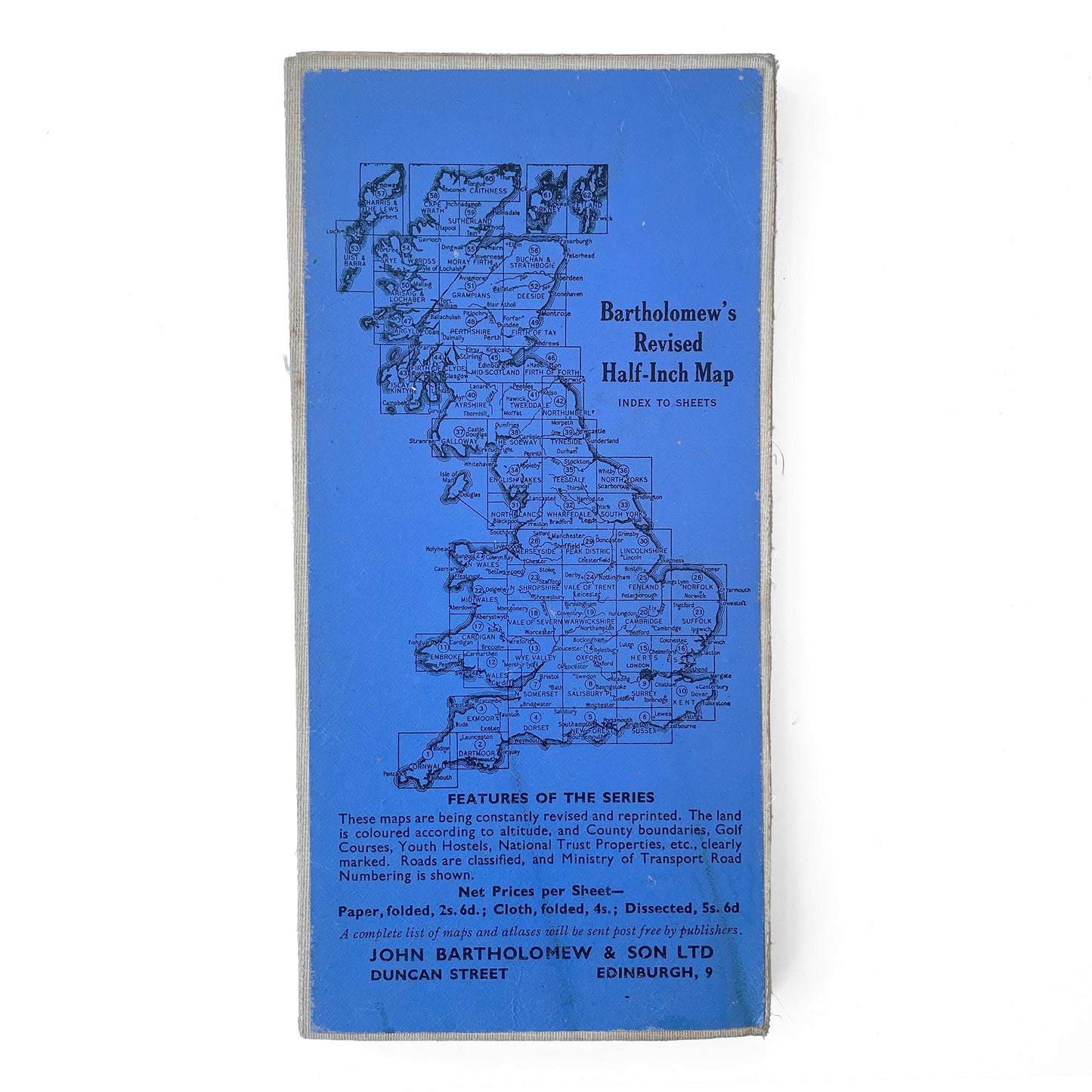 1950s Map of Cambridge
