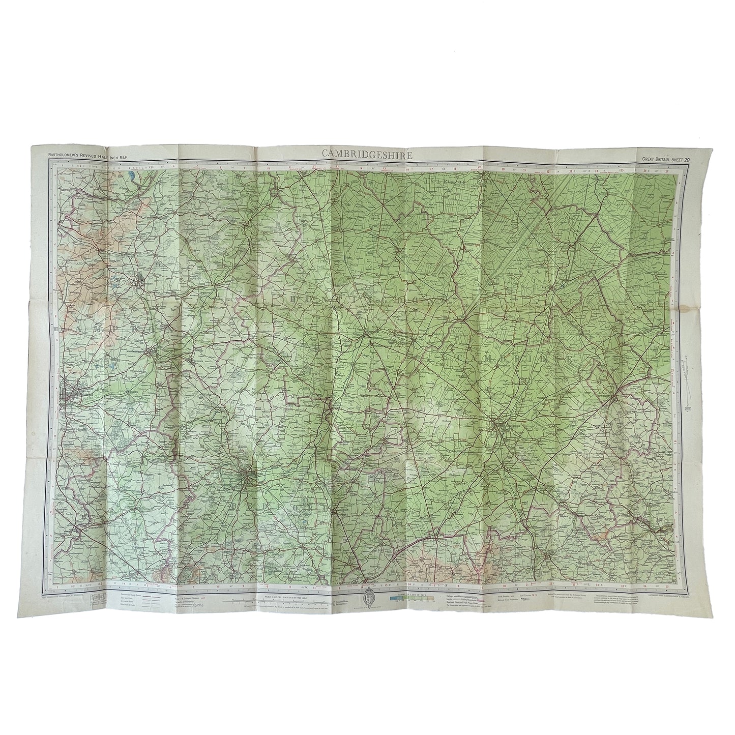 1950s Map of Cambridge