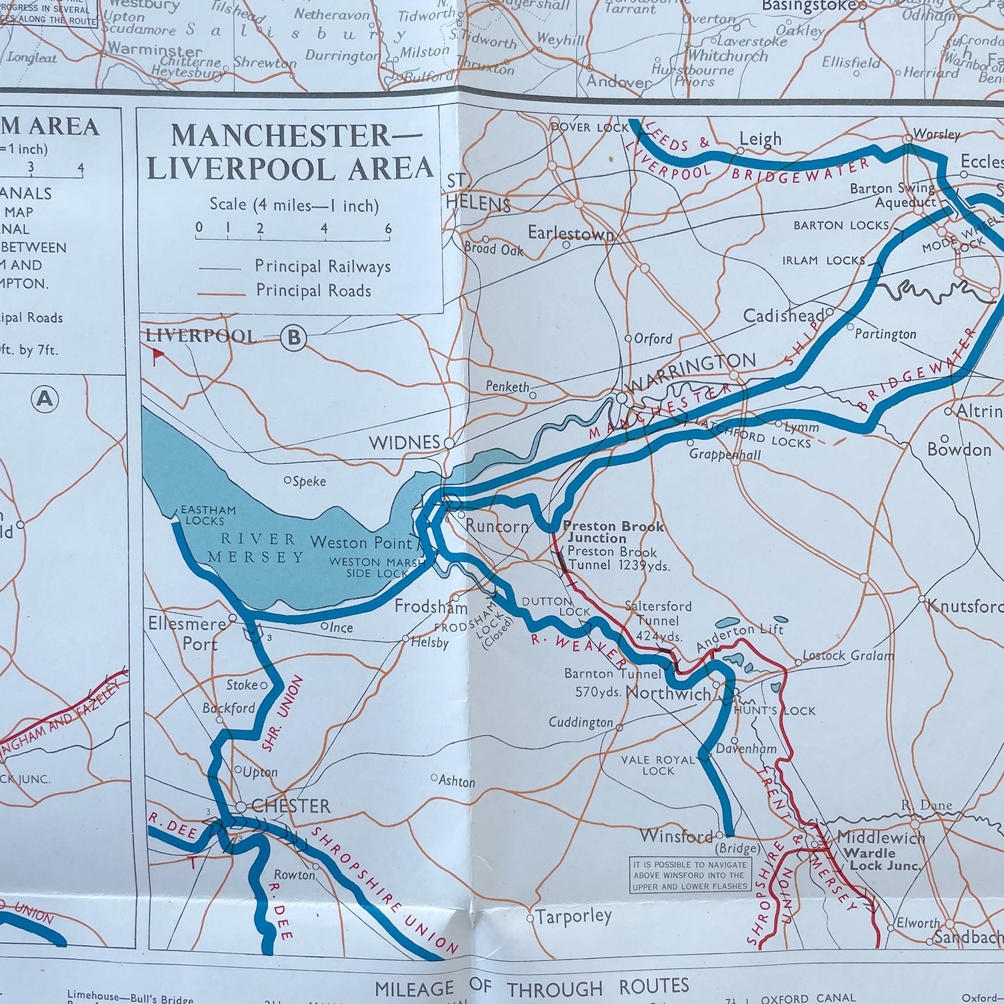 1965 Stanford’s Map for Inland Cruising