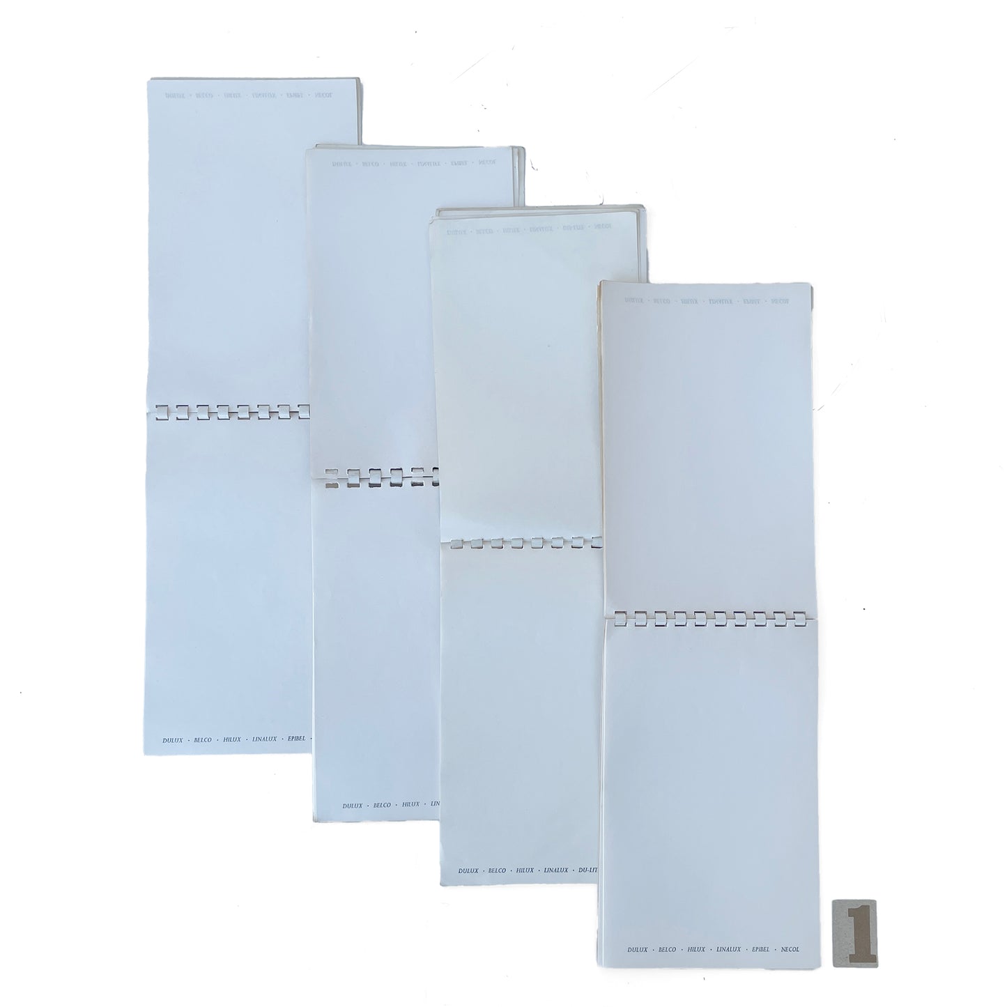 Set of 4 ICI Notebooks Dated 1965/65/66 – OPTION 1