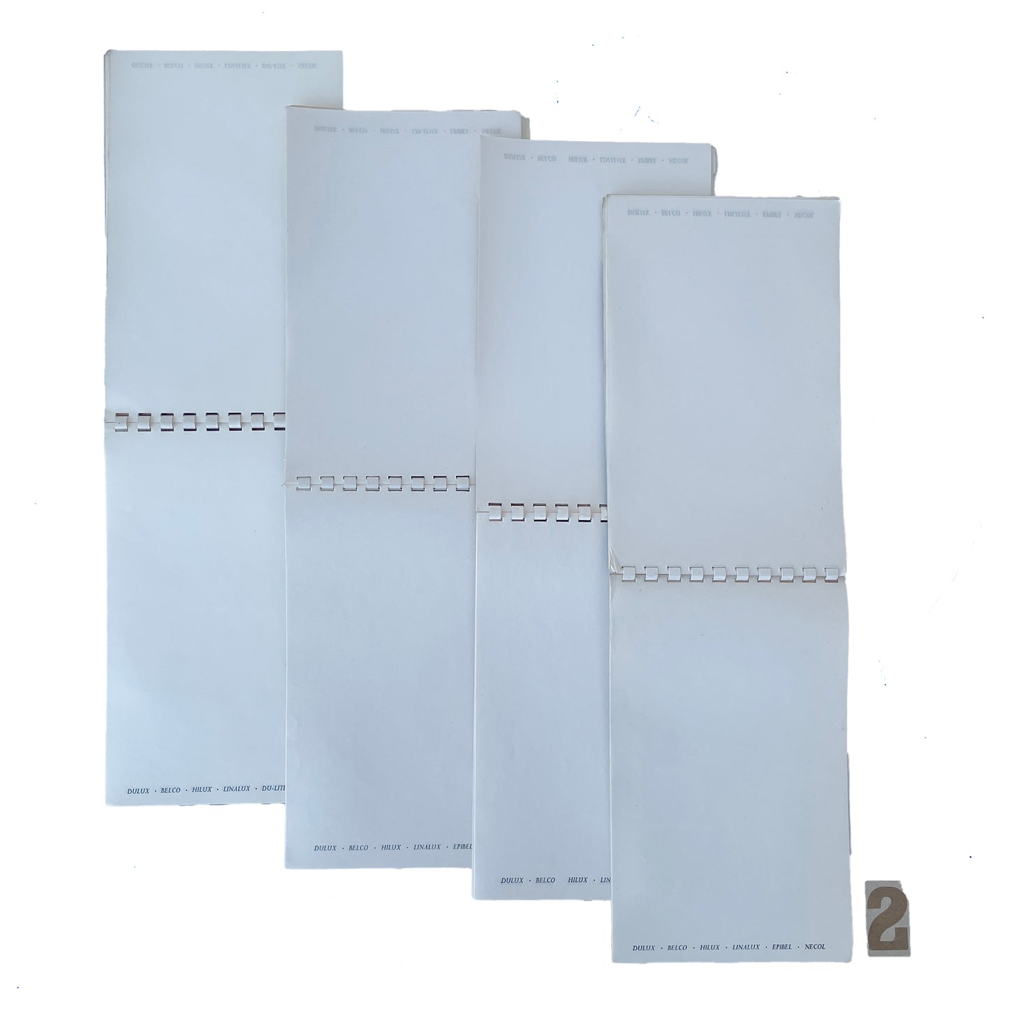 Set of 4 ICI Notebooks Dated 1965/65/66 – OPTION 2