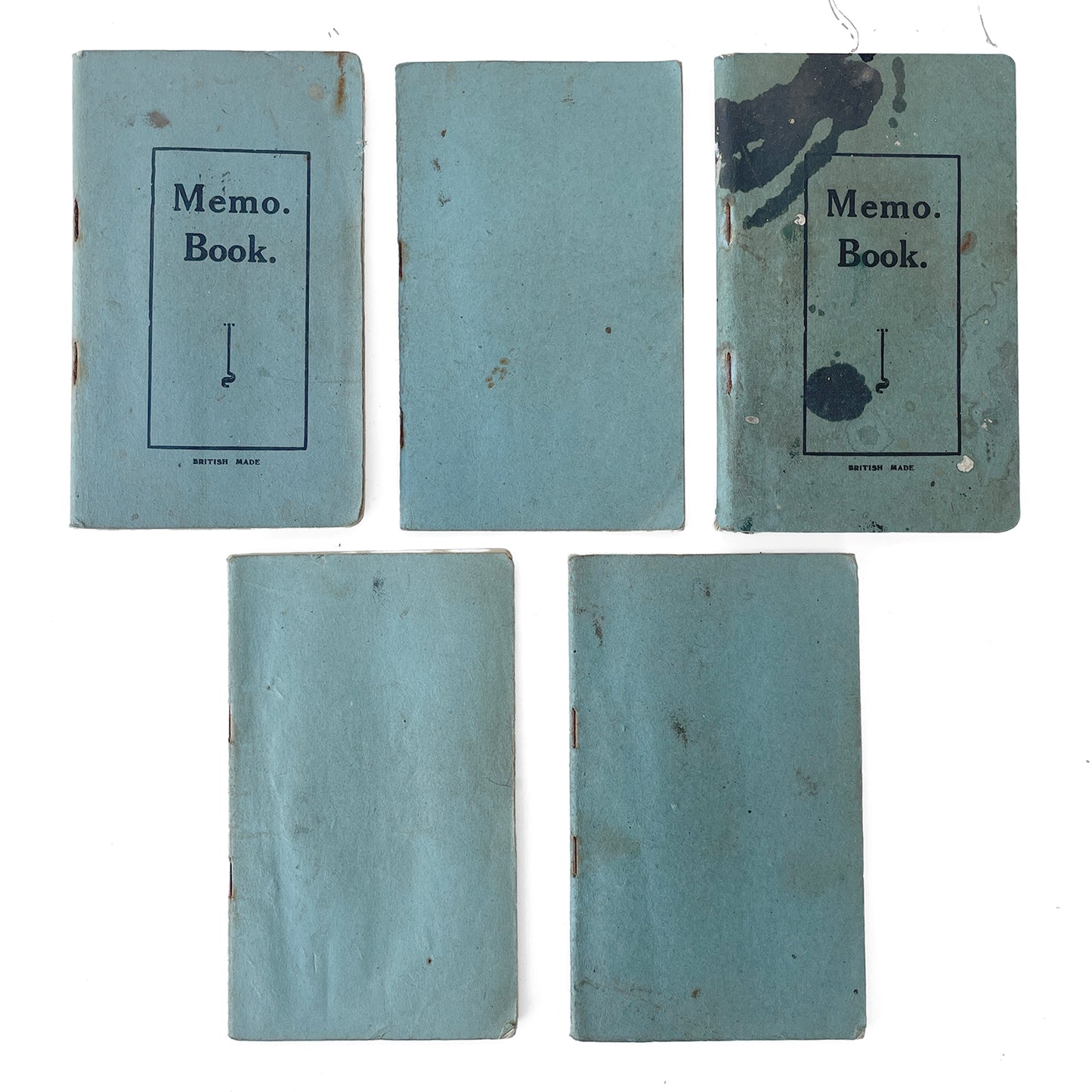 Collection of 5 1940s Handwritten Notebooks
