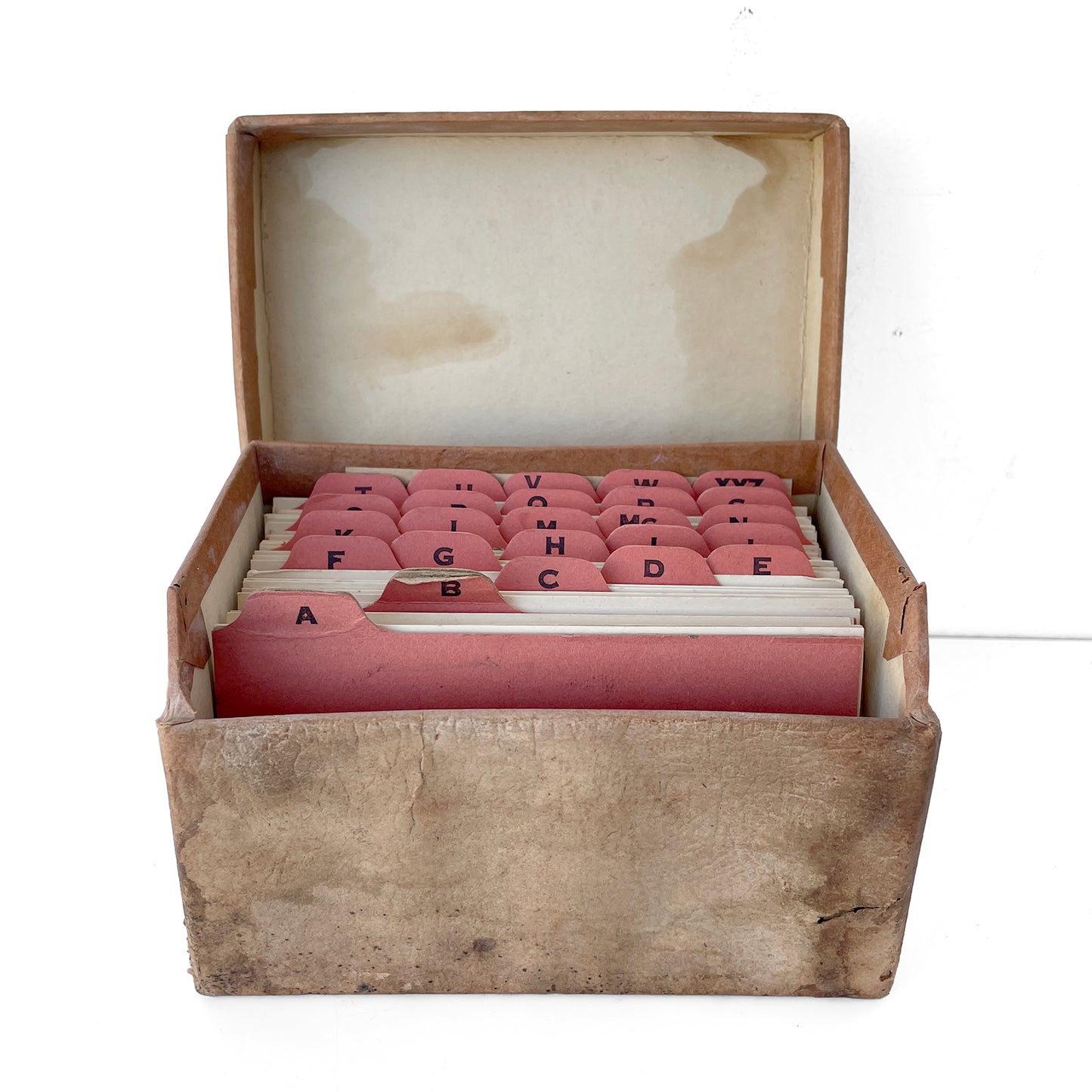 Fascinating Index Card Box Filled with Household Tips