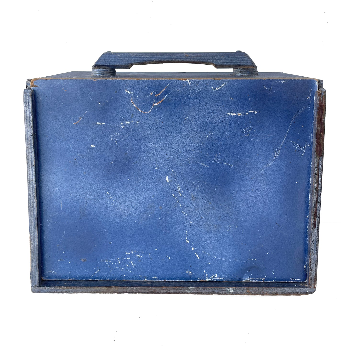 Scratch Built Desktop Storage Box - Blue