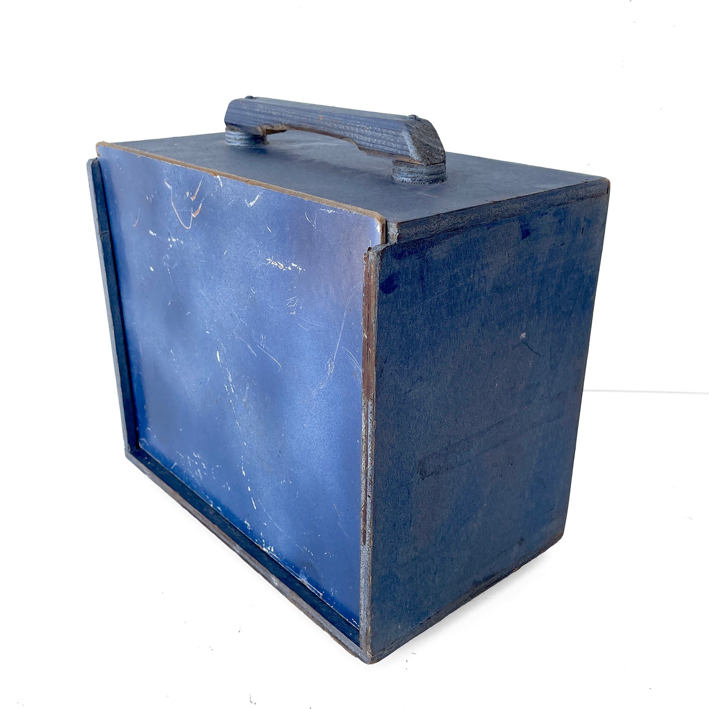 Scratch Built Desktop Storage Box - Blue