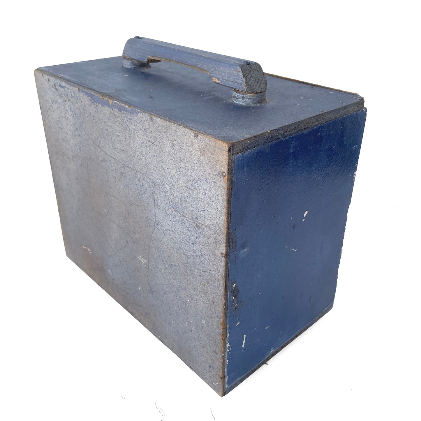 Scratch Built Desktop Storage Box - Blue