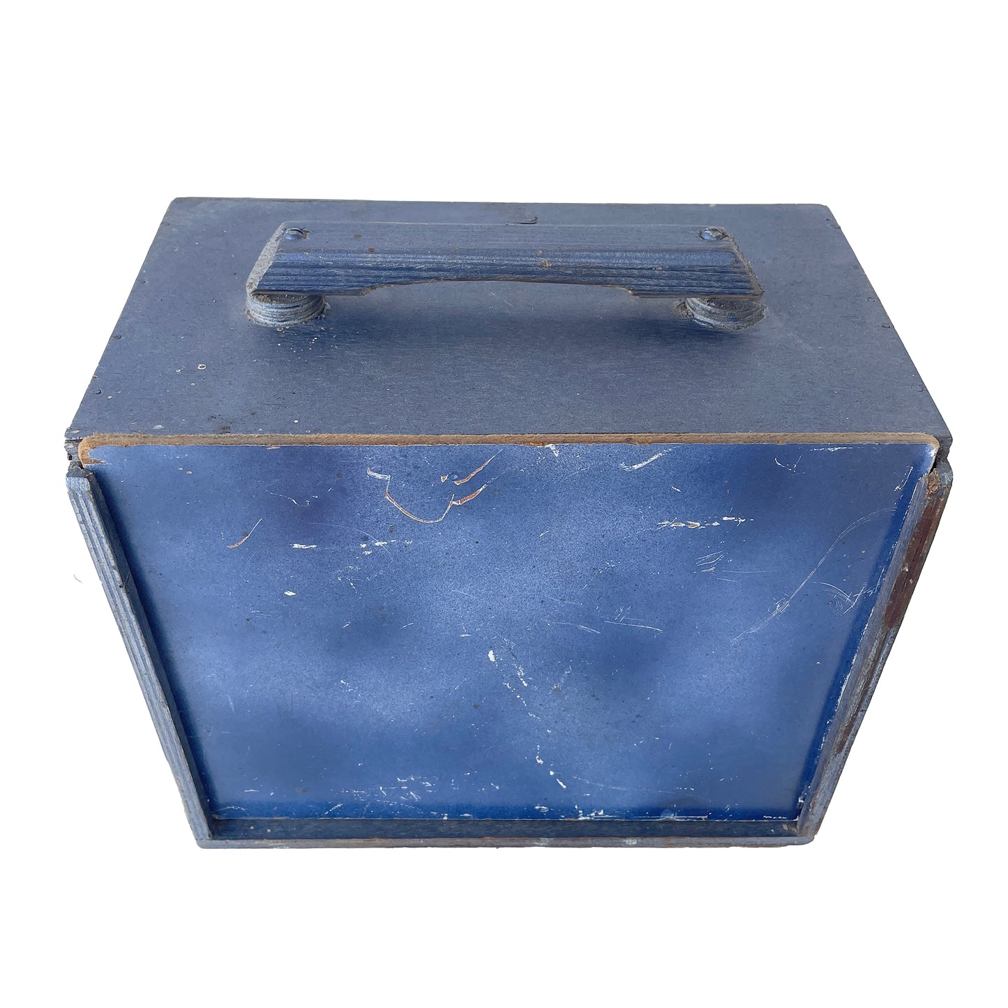 Scratch Built Desktop Storage Box - Blue