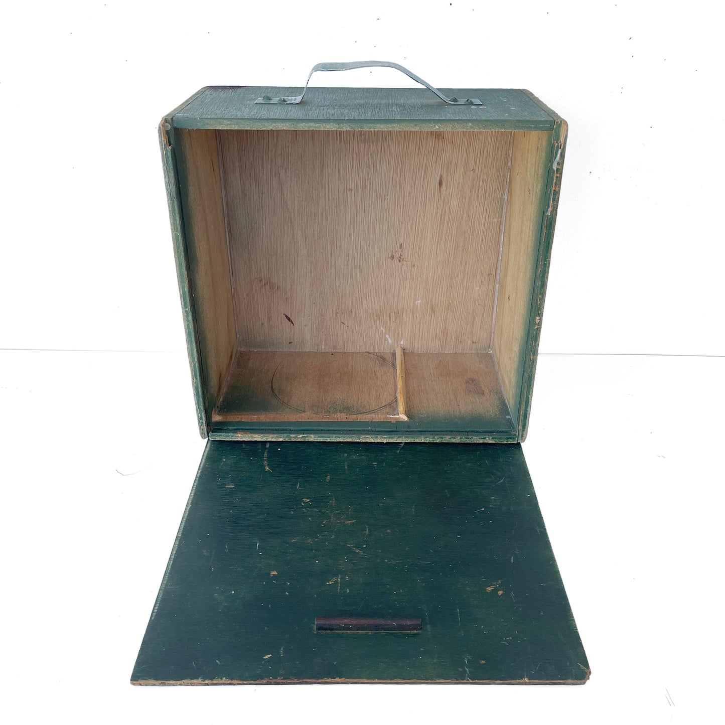 Scratch Built Desktop Storage Box - Green