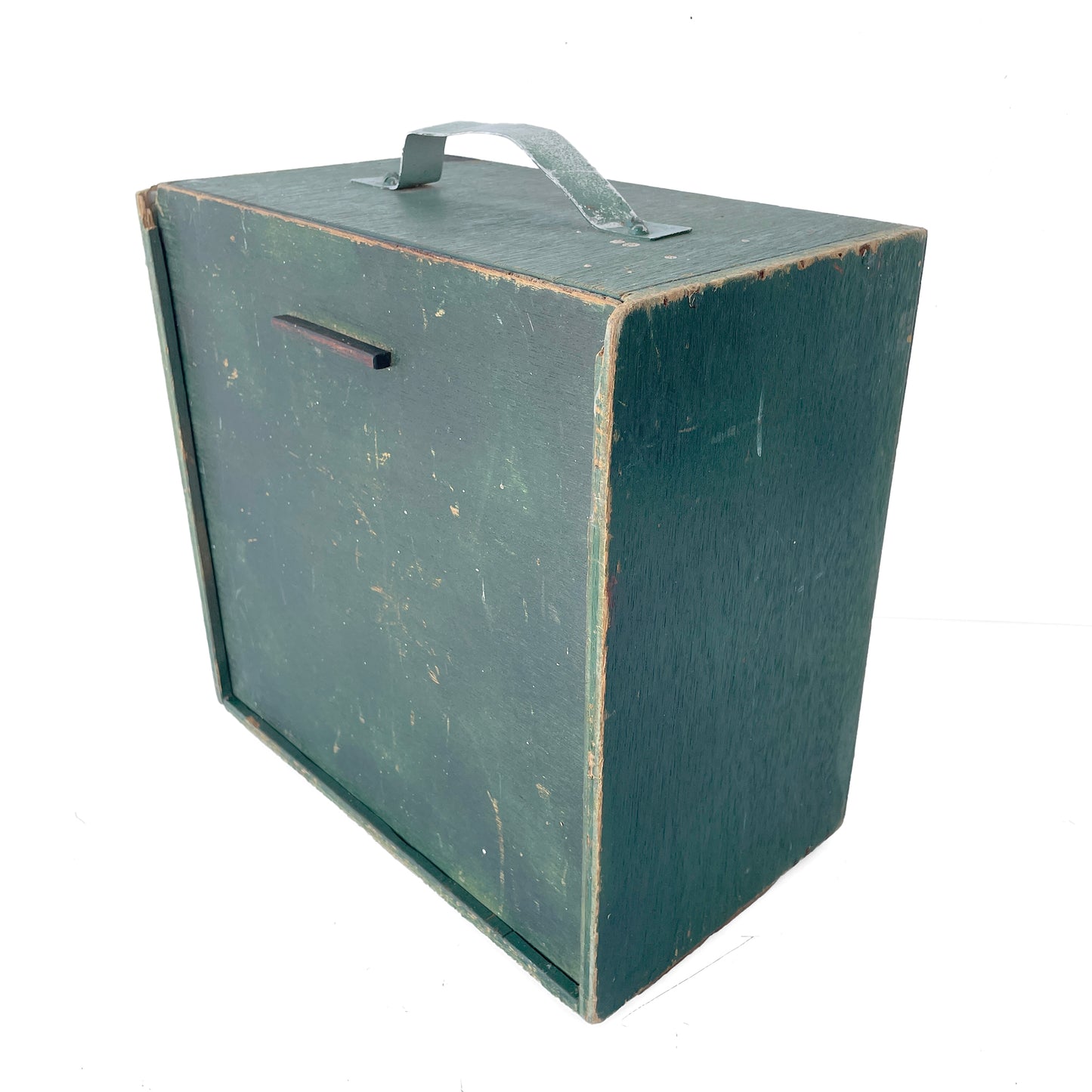 Scratch Built Desktop Storage Box - Green