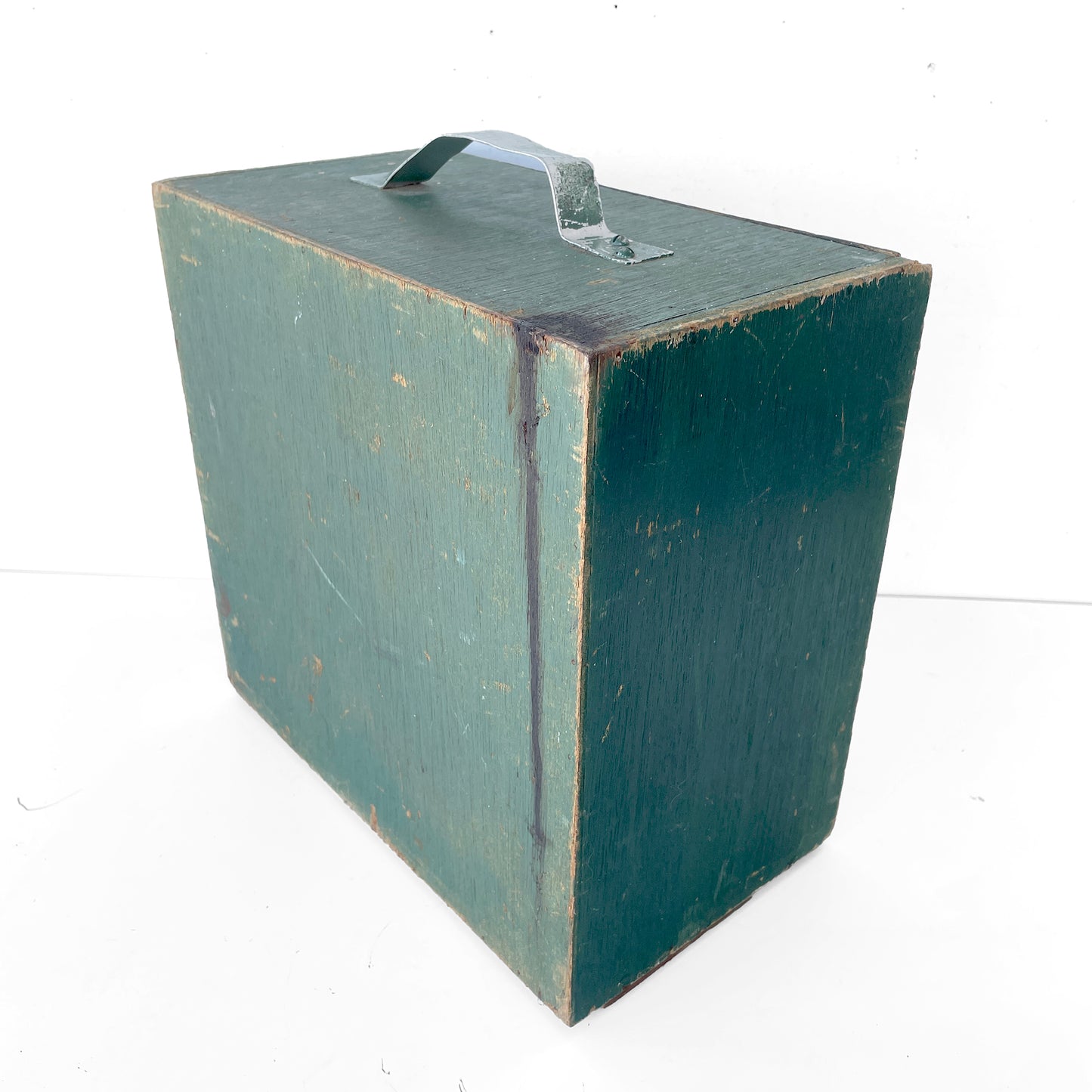 Scratch Built Desktop Storage Box - Green